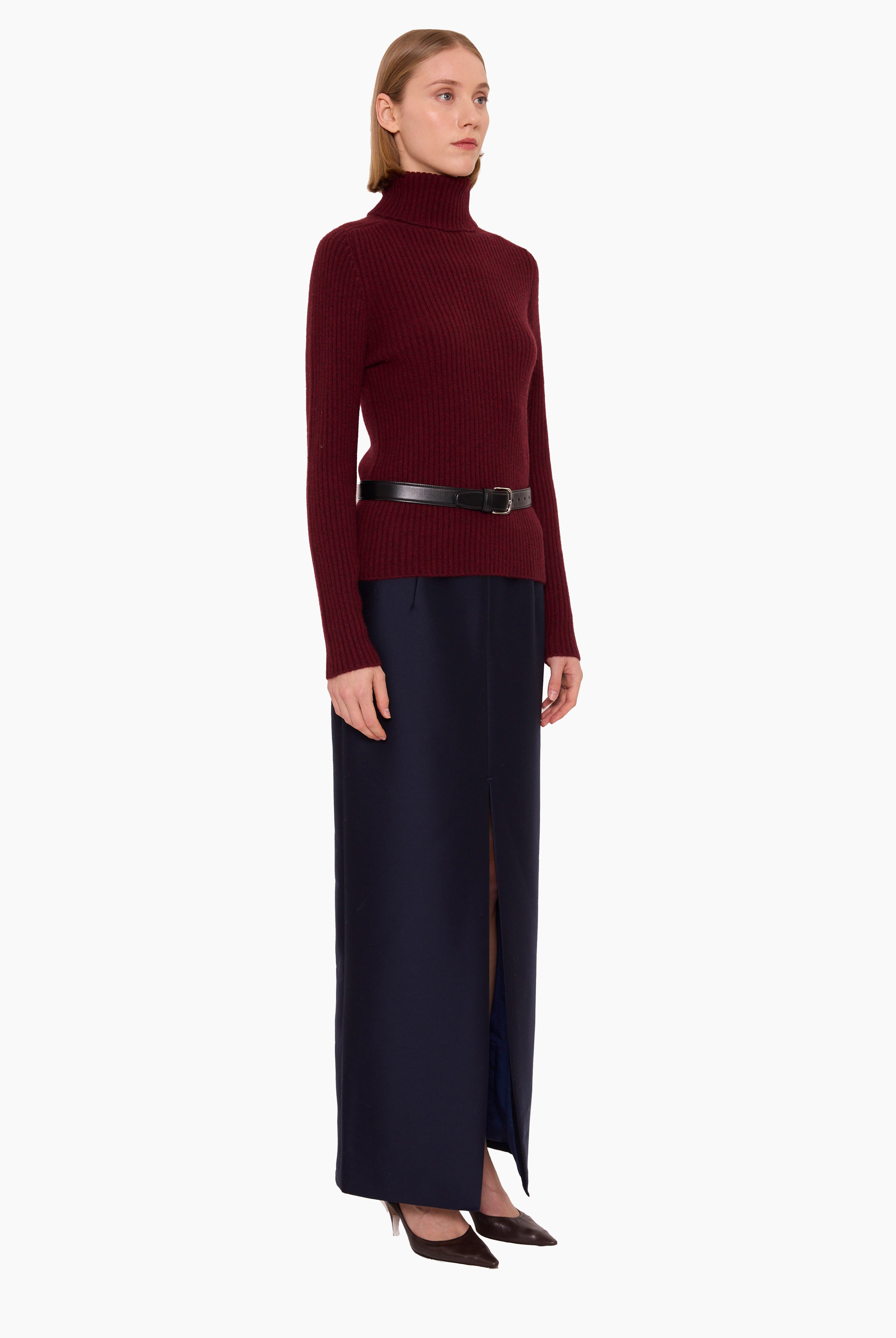 Marley cashmere Sweater - New Burgundy