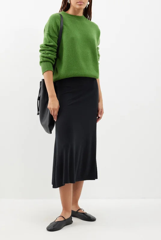 Allison cashmere Skirt - Black