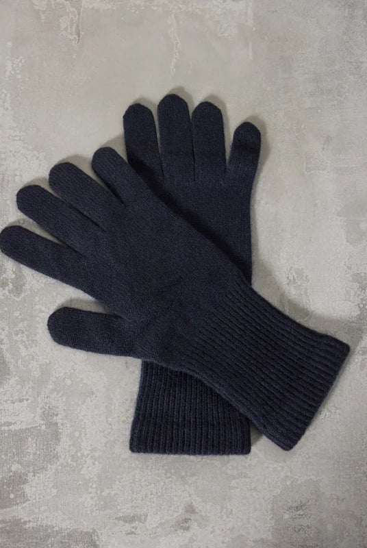 Whitewood cashmere Gloves - Navy