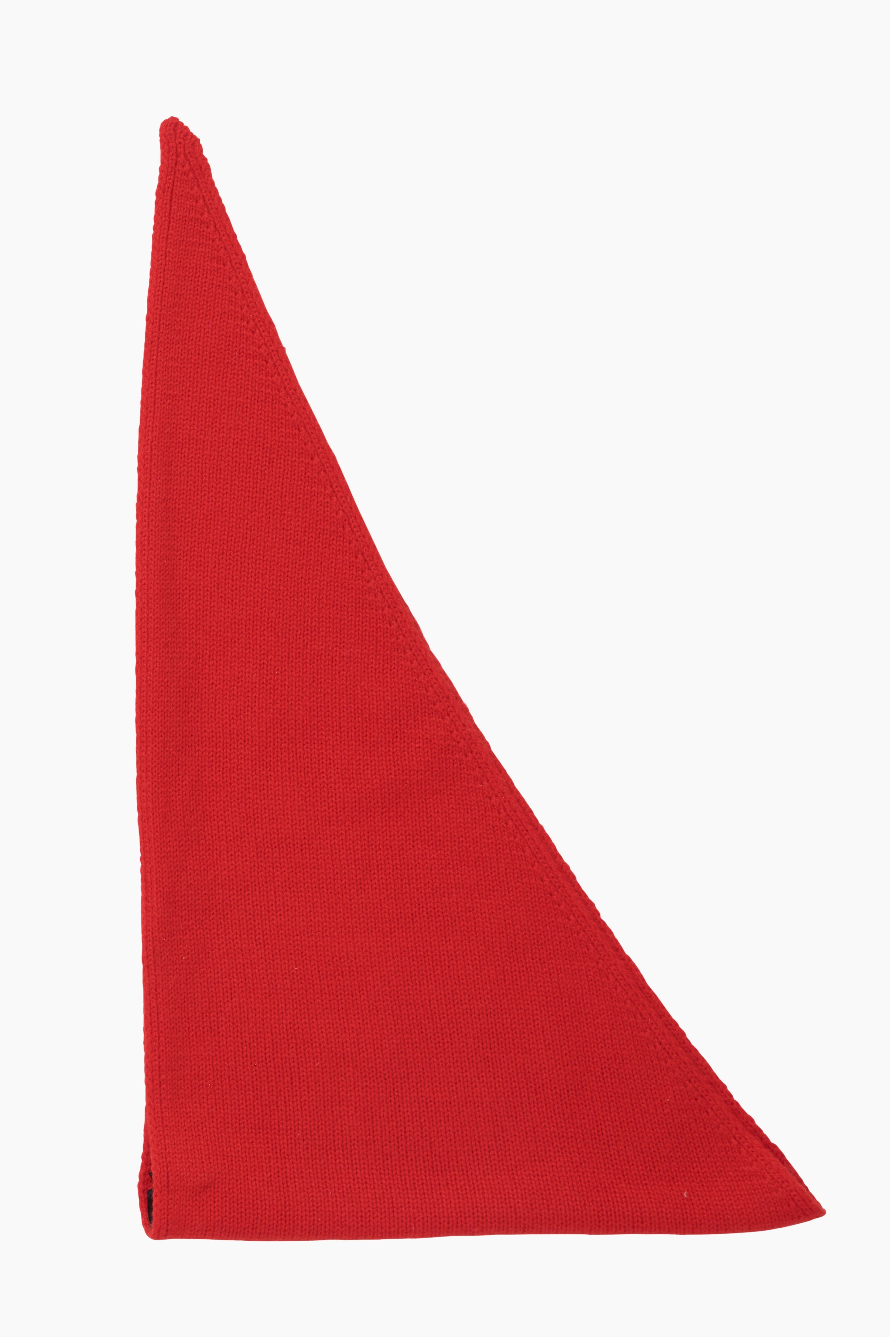 Ezra cashmere Scarf - Lipstick Red