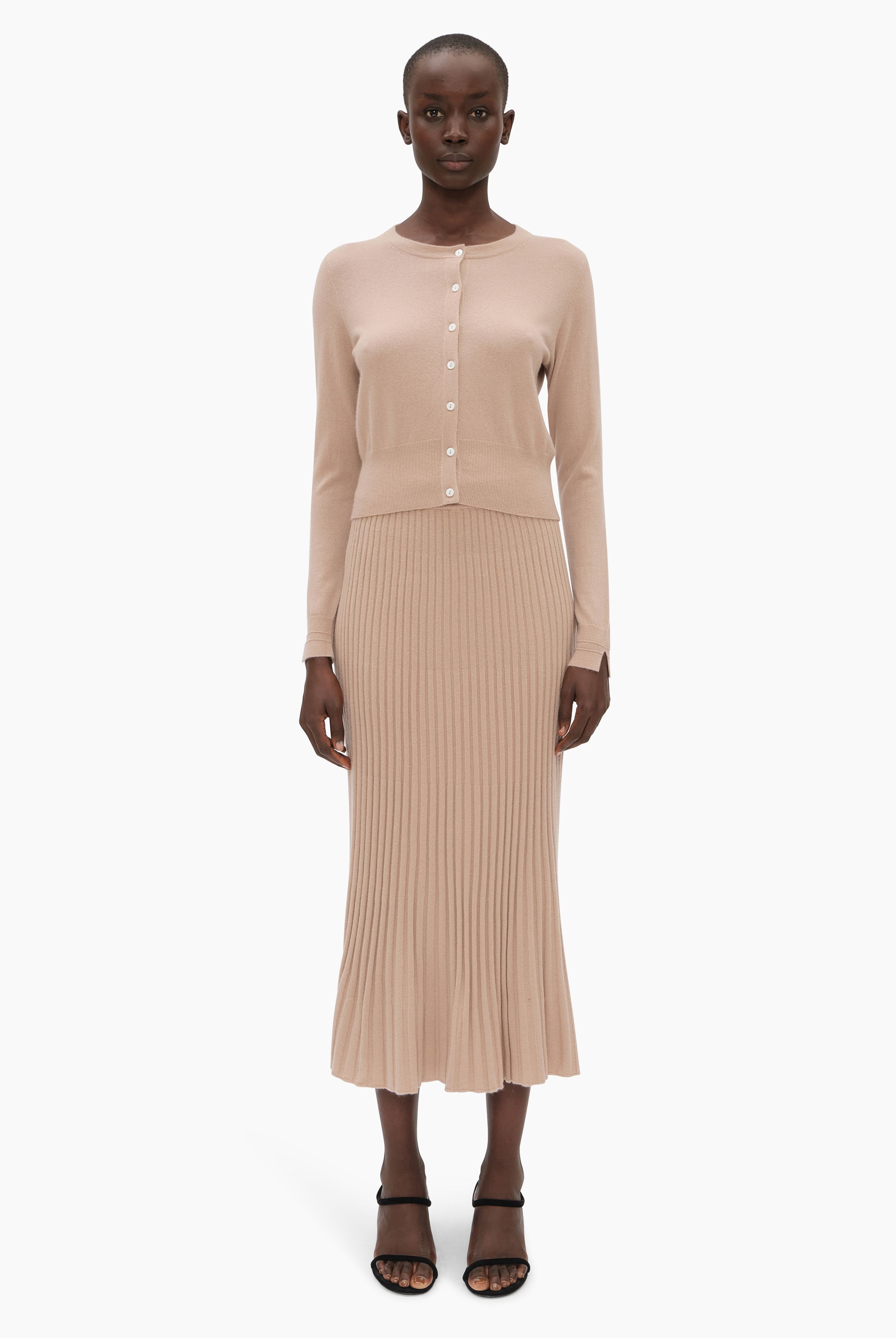 Raelyn cashmere Skirt - Rose Stone