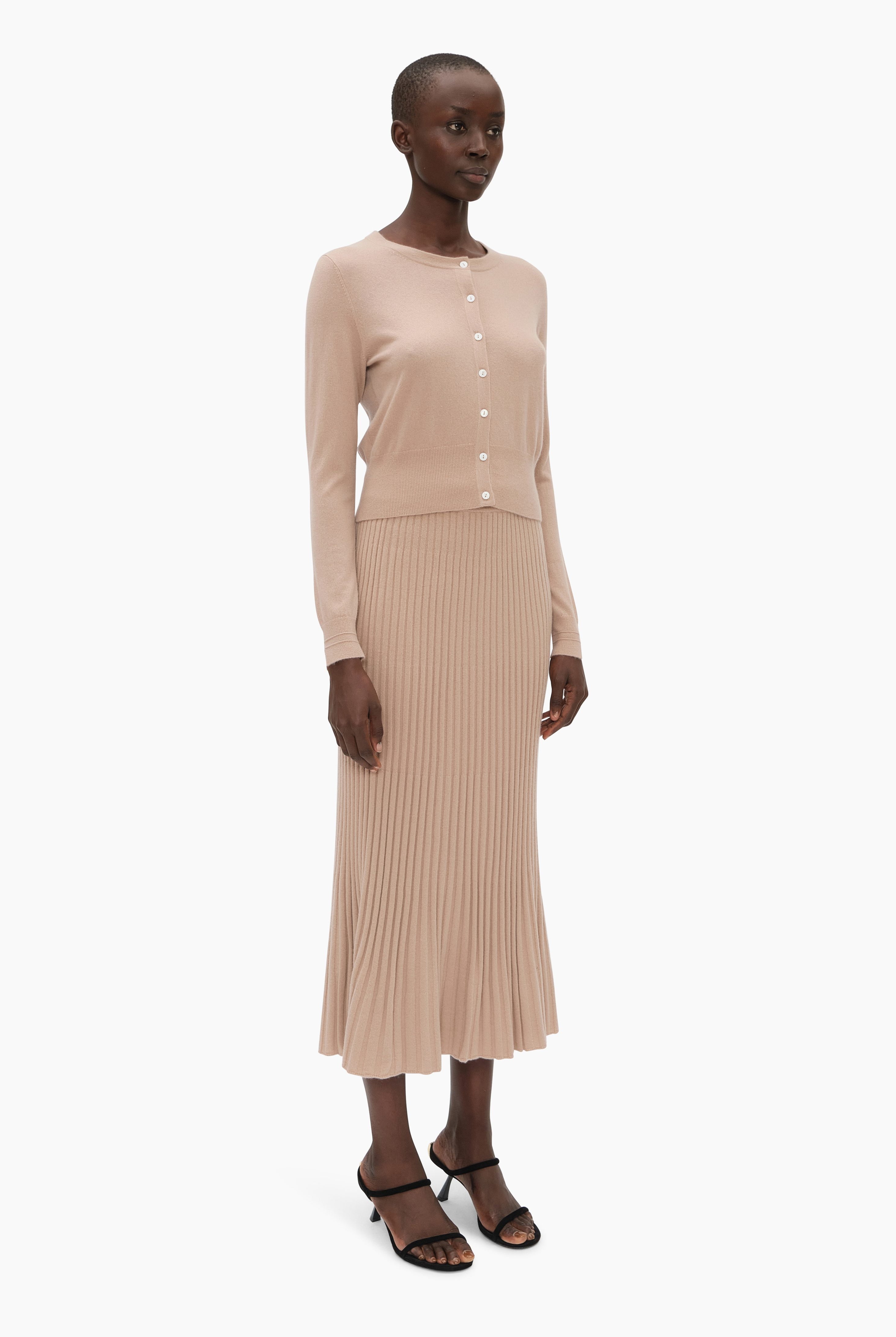 Raelyn cashmere Skirt - Rose Stone