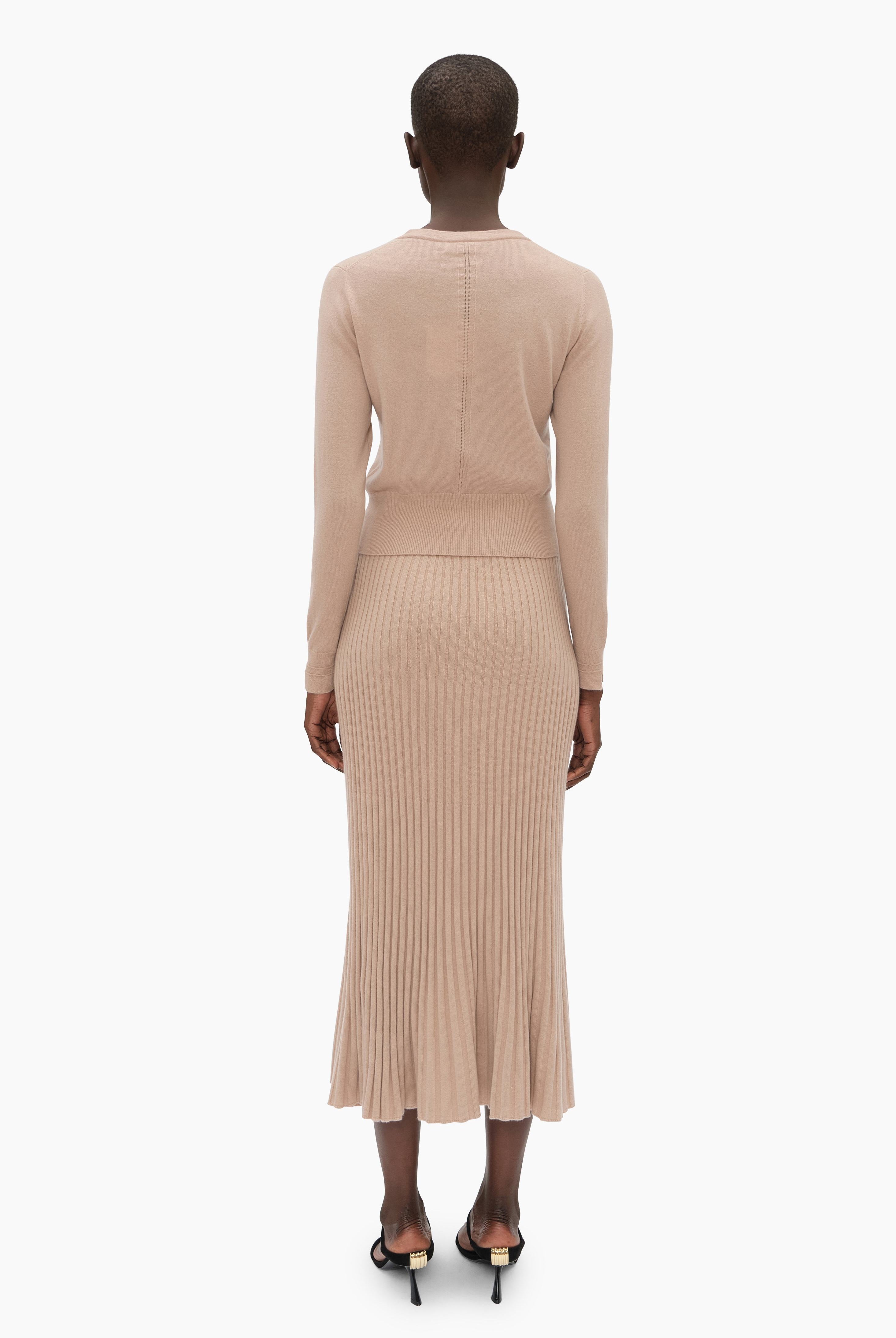 Raelyn cashmere Skirt - Rose Stone