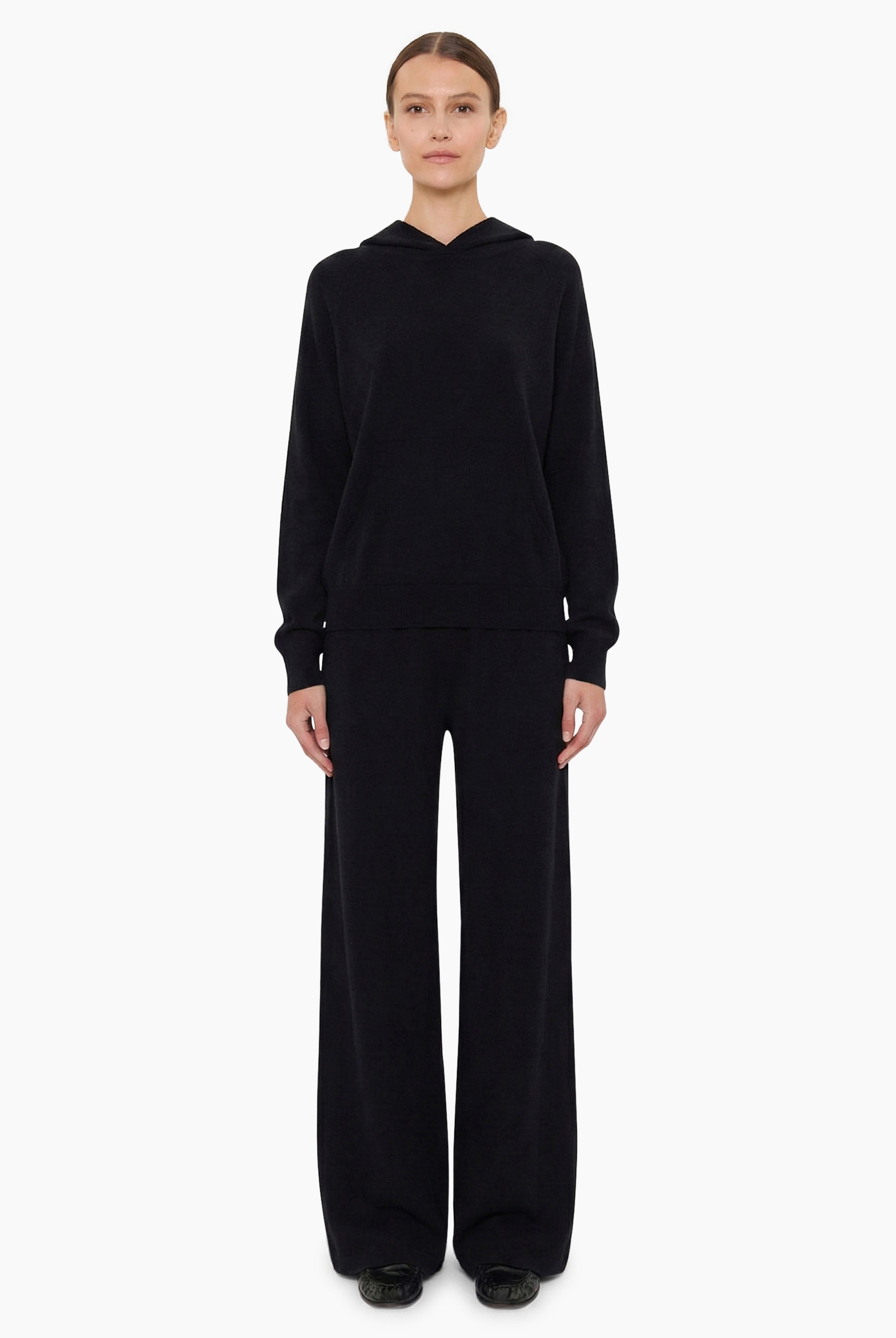 Bomore cashmere Trousers - Black – front view