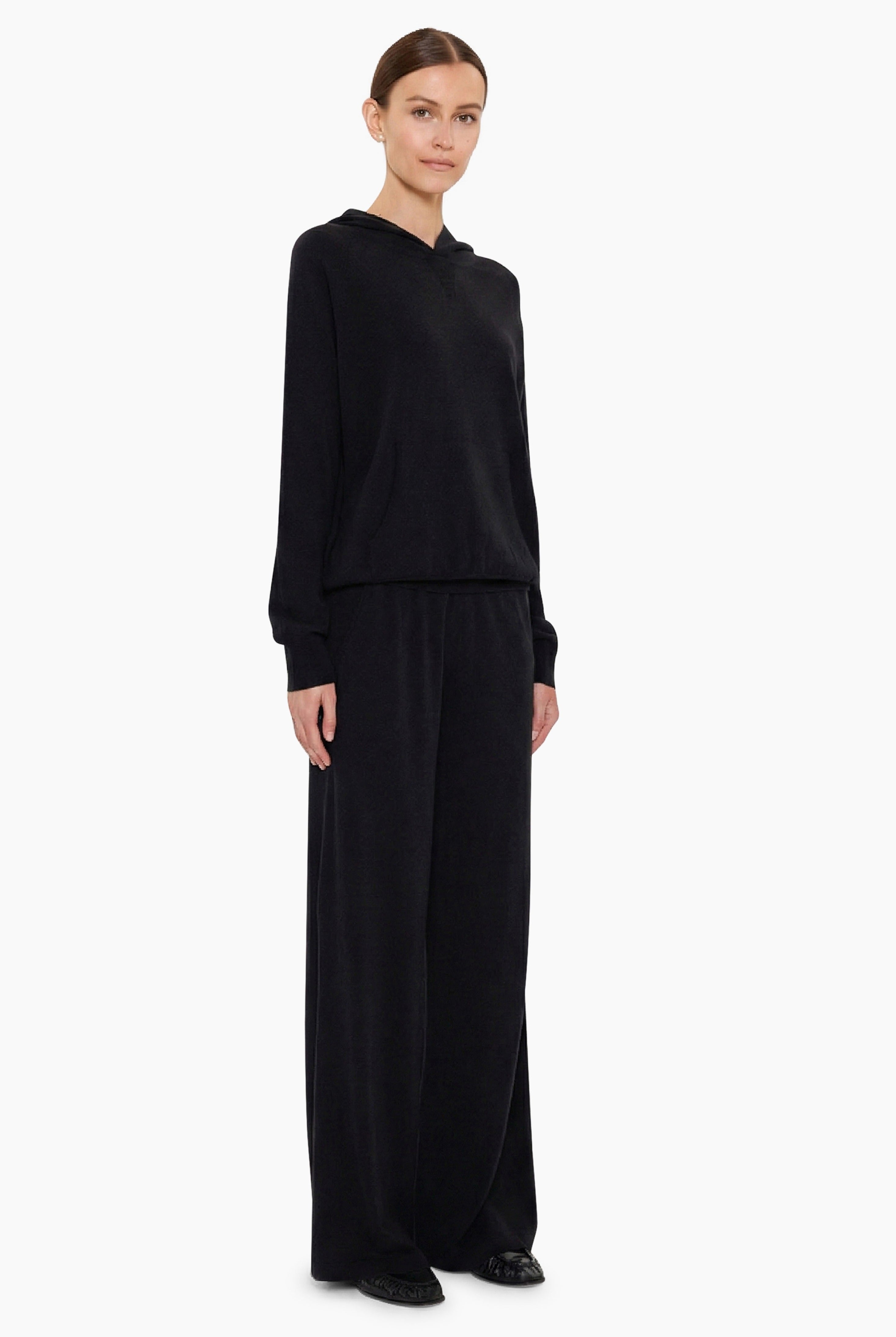 Bomore cashmere Trousers - Black – side view
