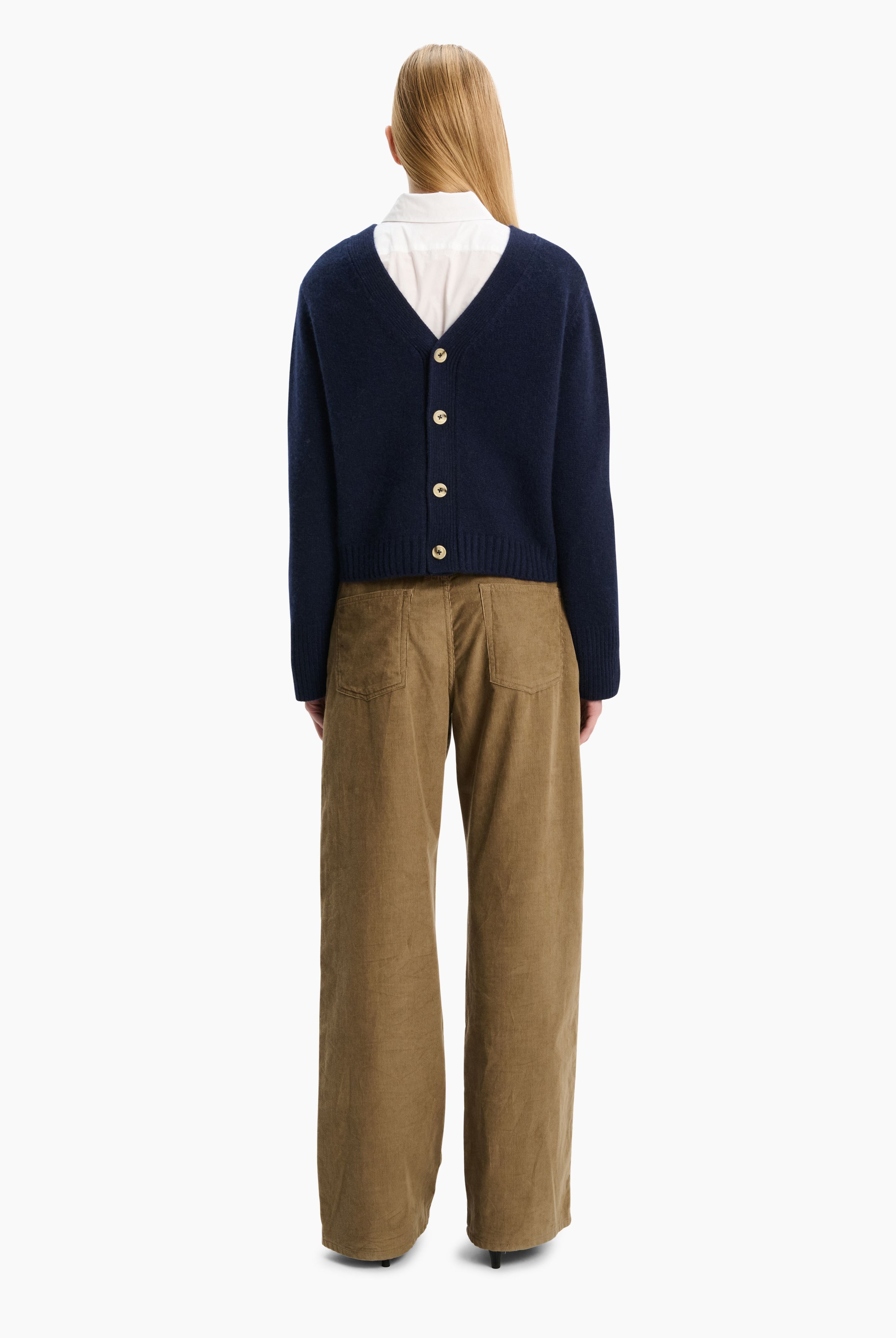 Cierra cashmere Cardigan - Navy
