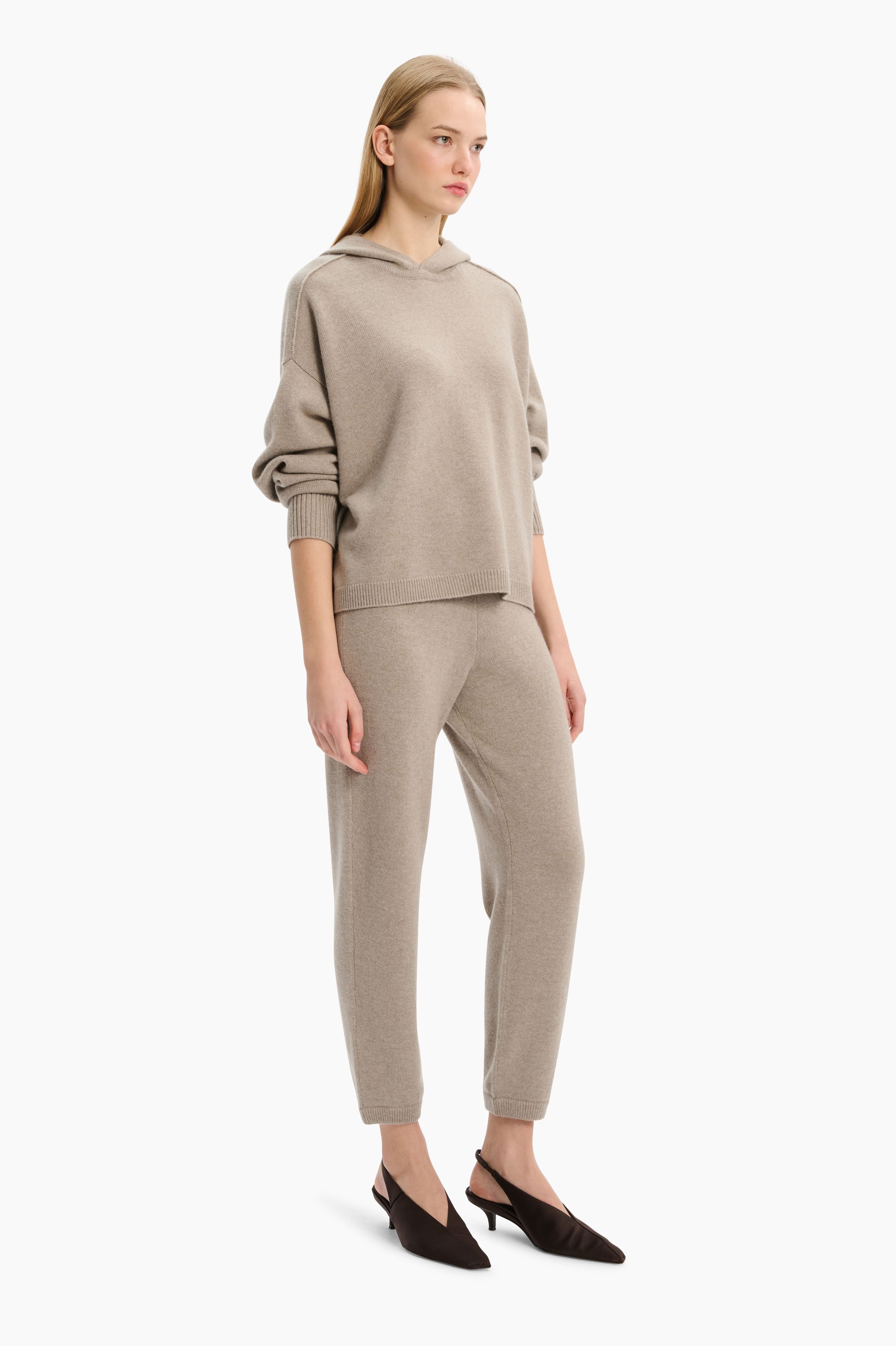 Sarah cashmere Sweater - Beige Melange