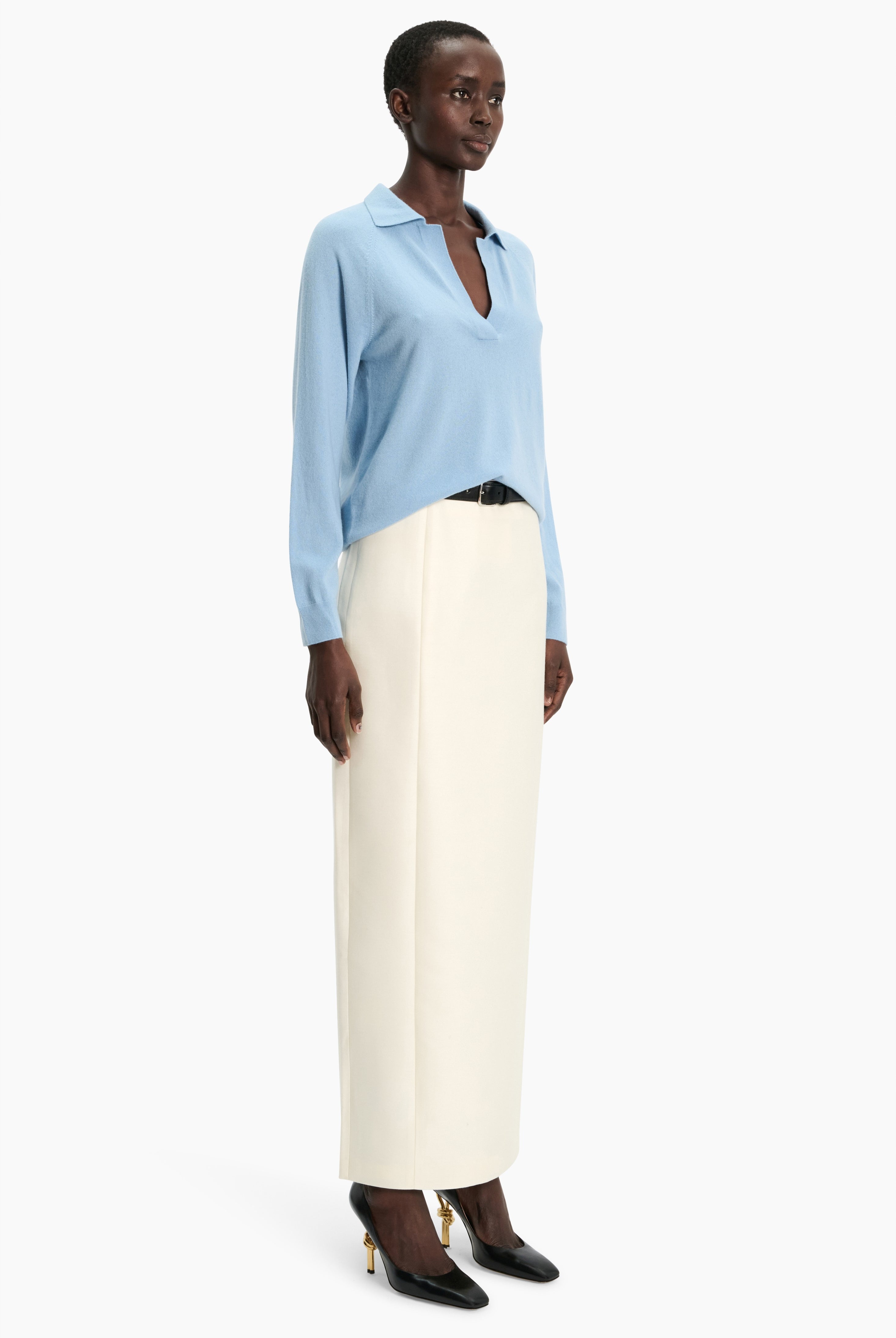 Danni cashmere Sweater - Angel Falls