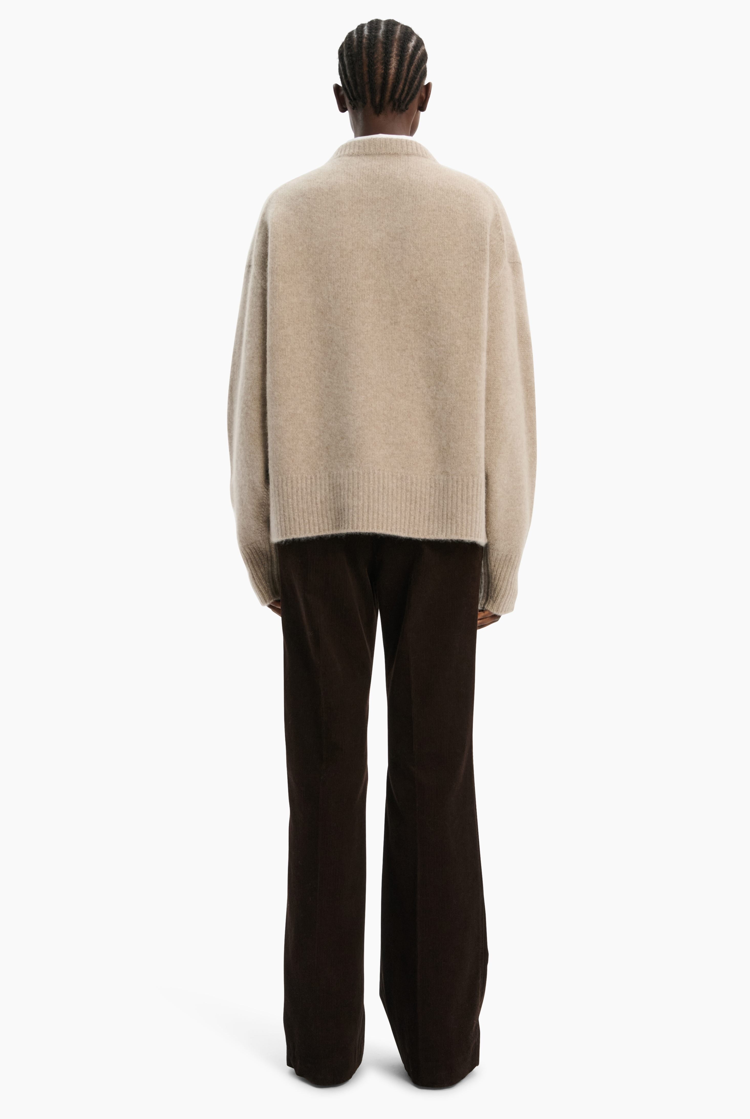 Estelle cashmere Sweater - Beige Melange