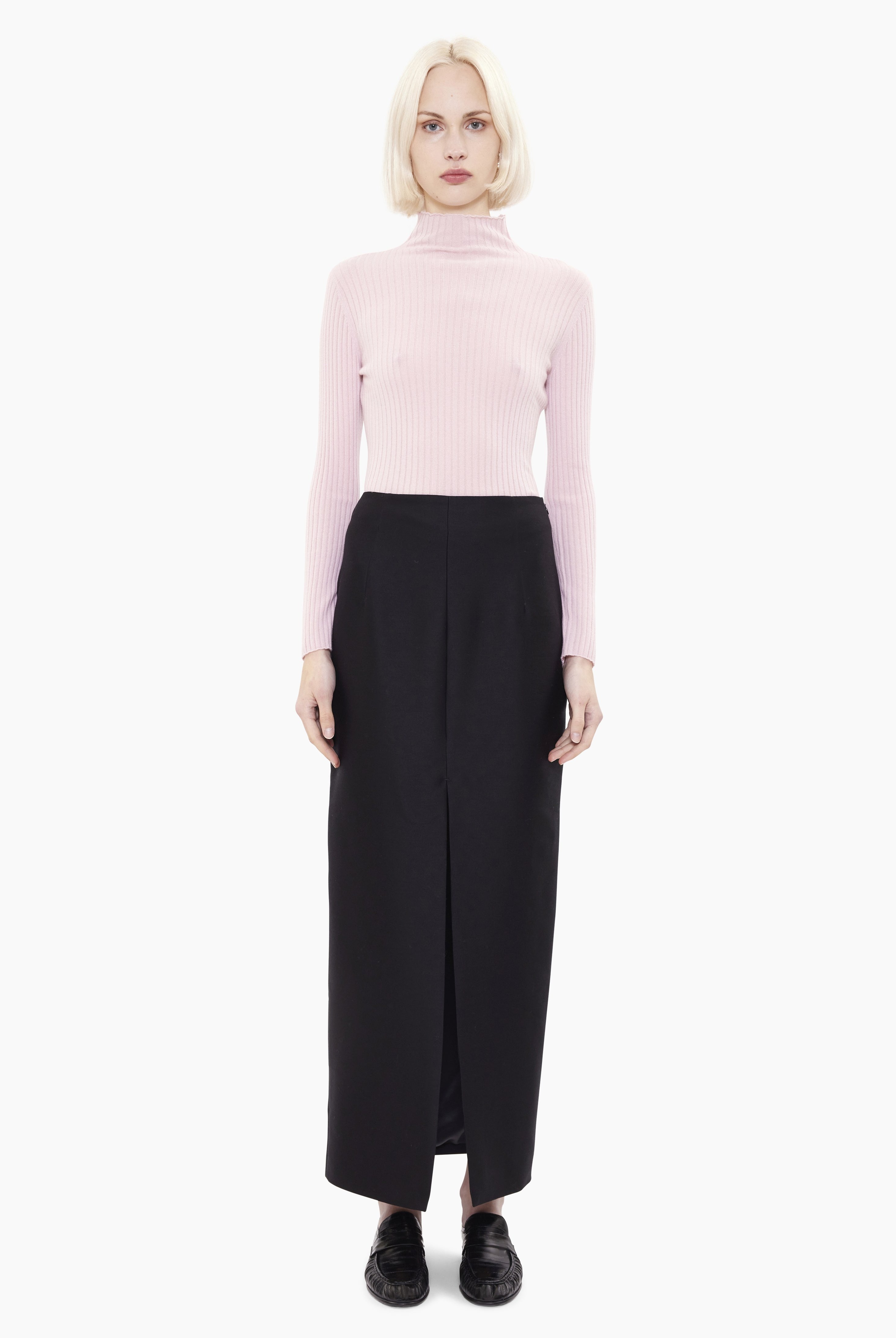 Ariana cashmere Sweater - Ballet Slipper – front view