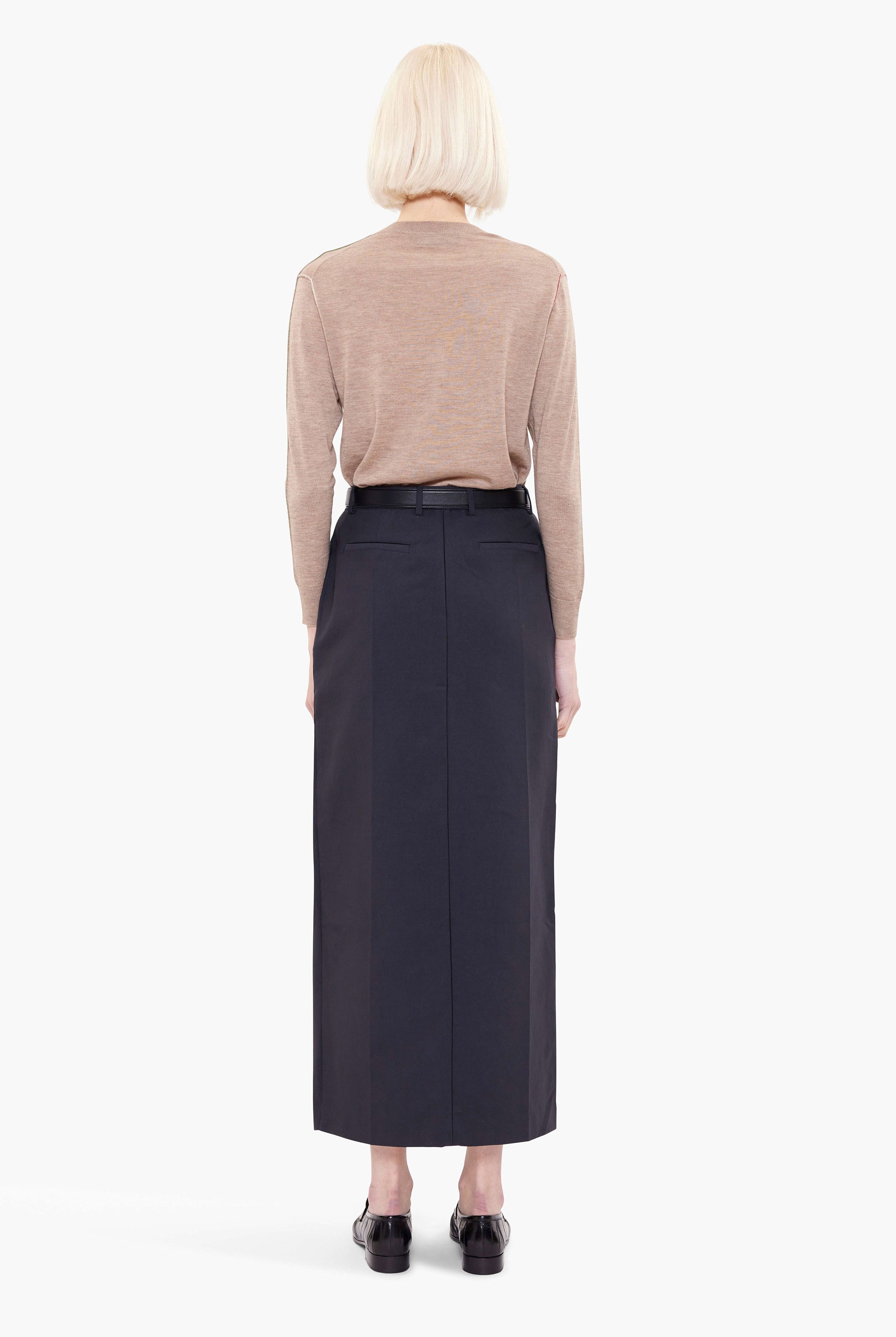 Dolores cashmere Sweater - Mink – back view