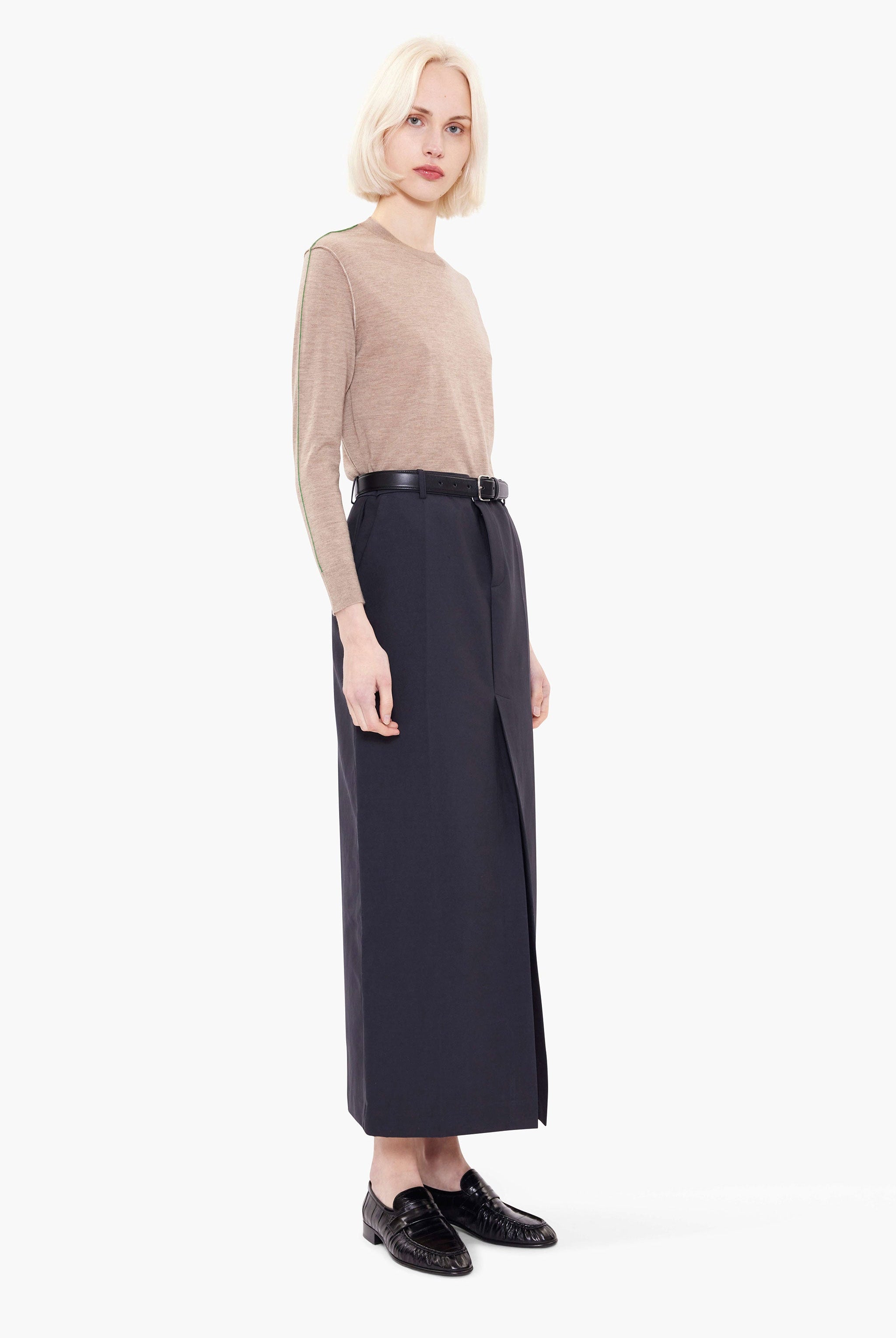 Dolores cashmere Sweater - Mink – side view