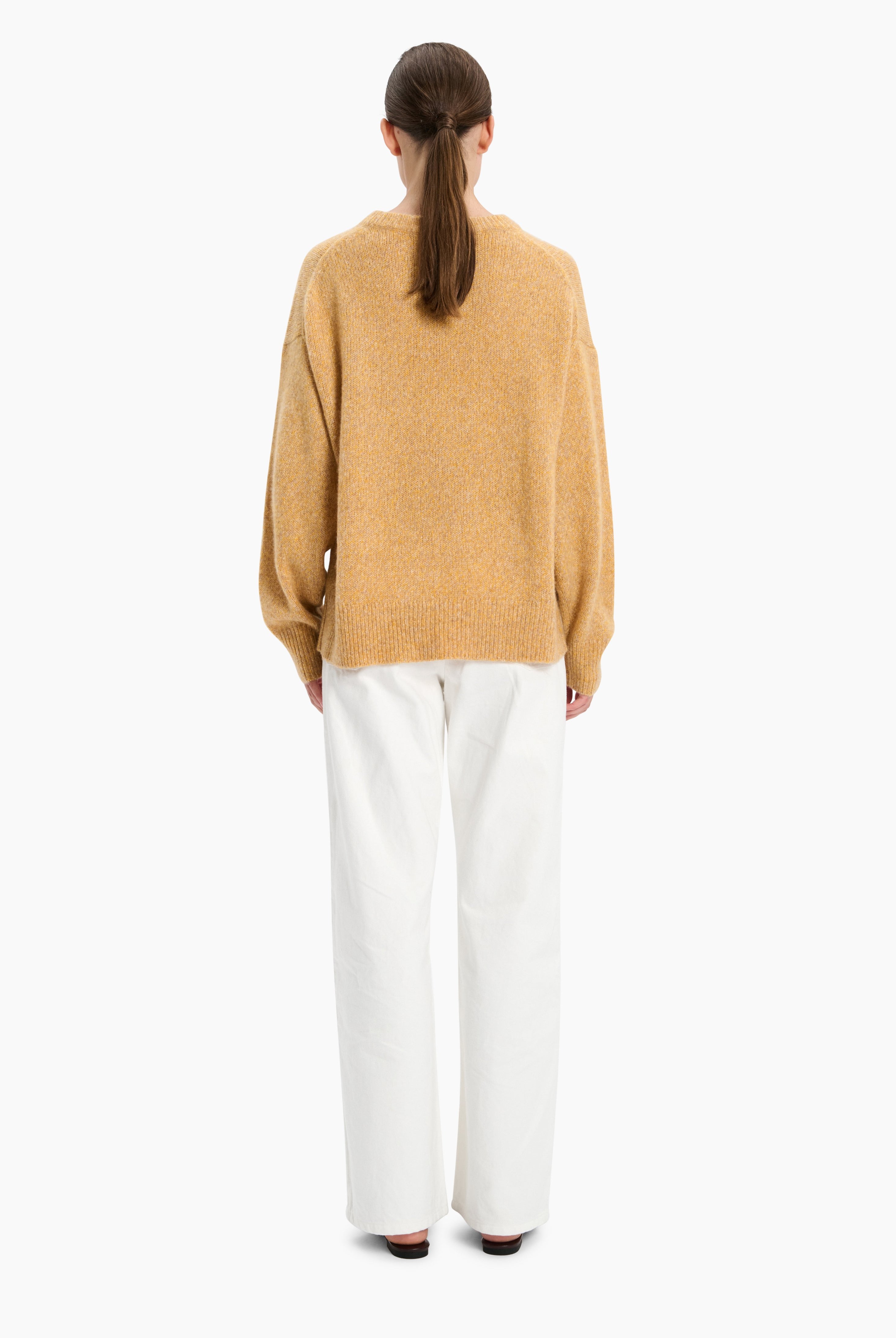 Milan cashmere Sweater - Paradise – back view