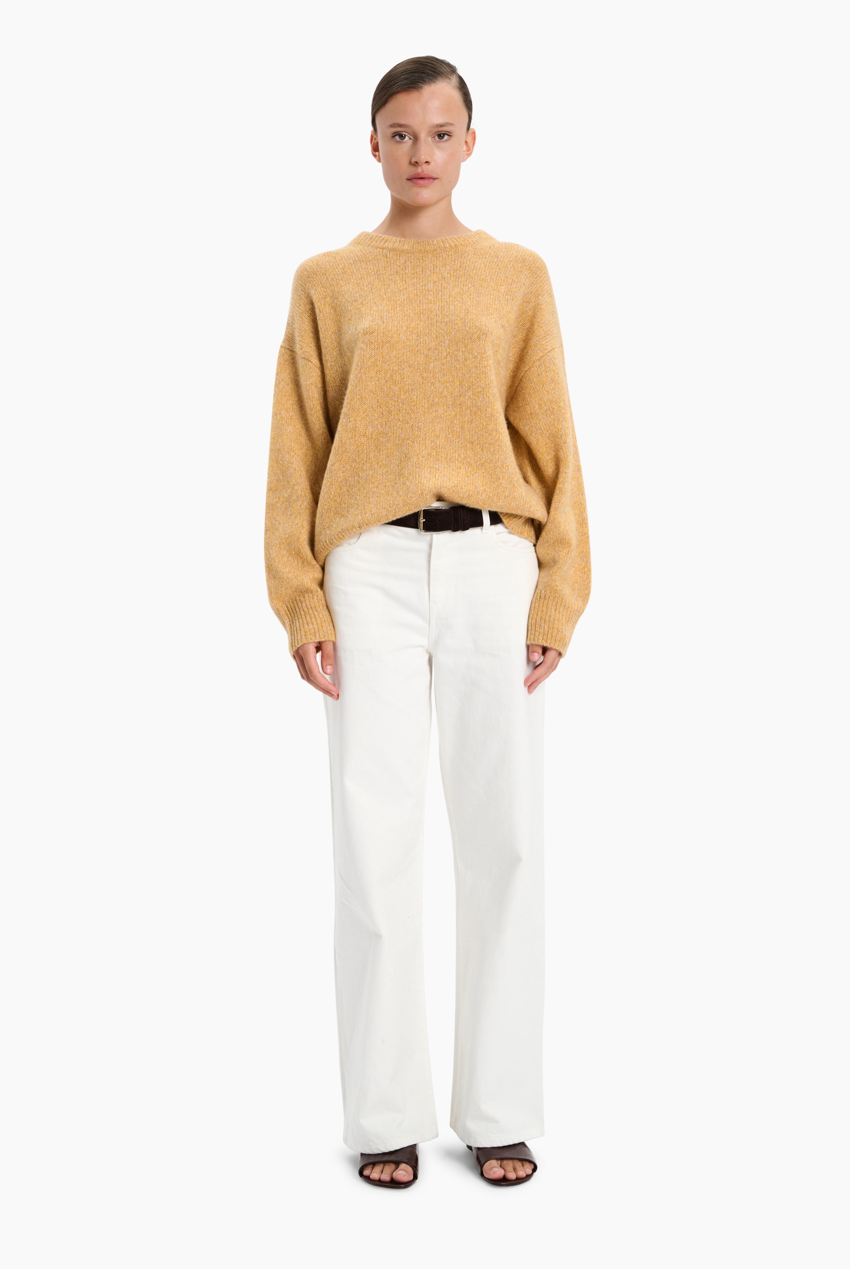 Milan cashmere Sweater - Paradise – front view