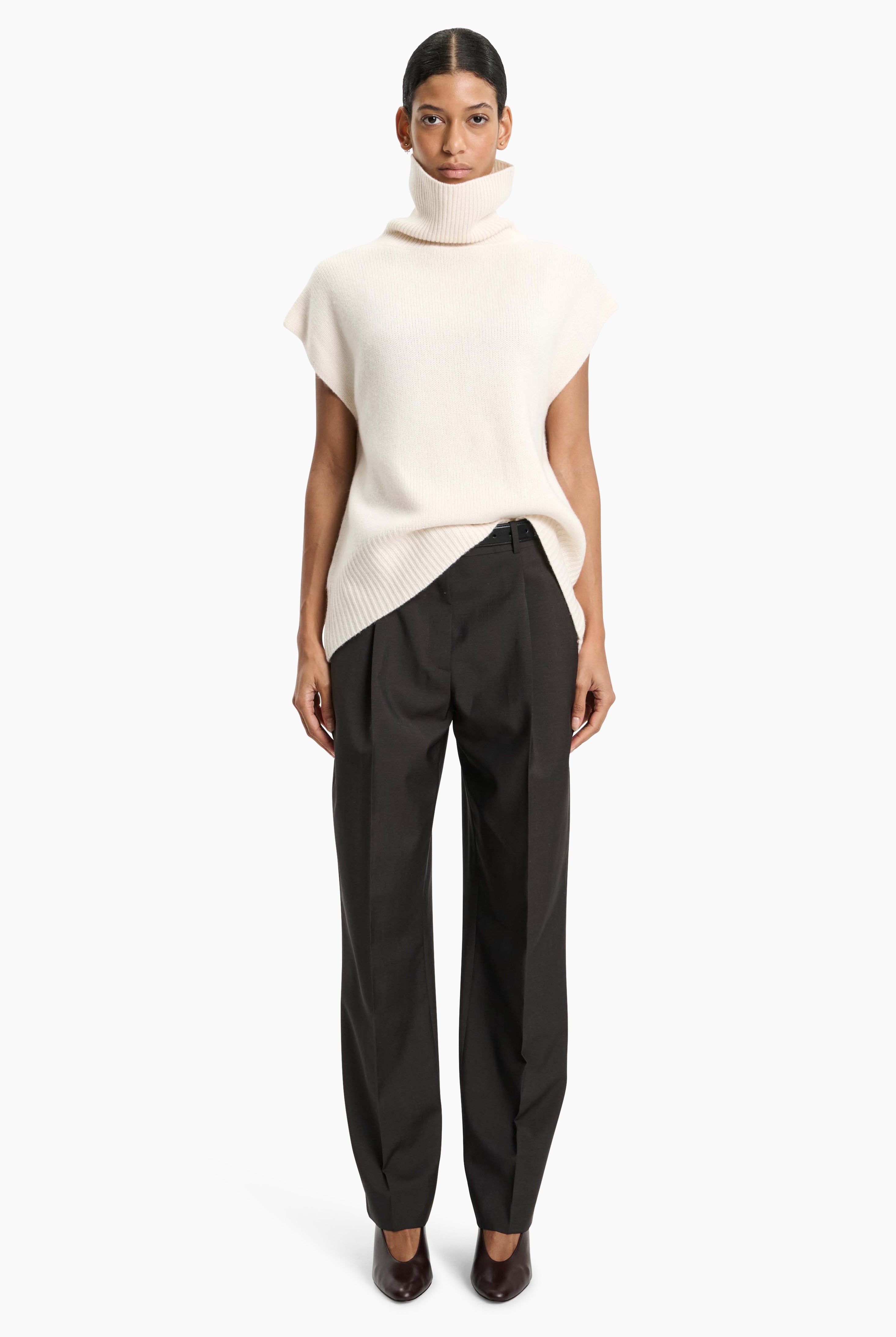 Mannor House cashmere Vest - Ivory