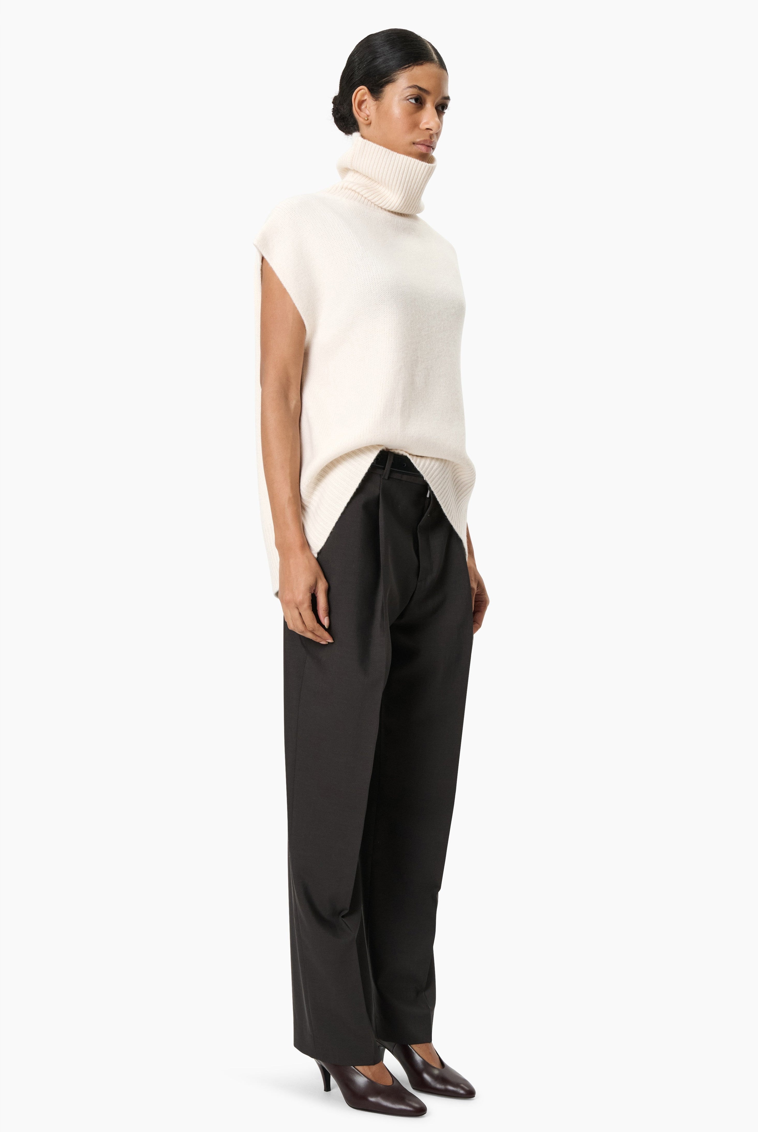 Mannor House cashmere Vest - Ivory