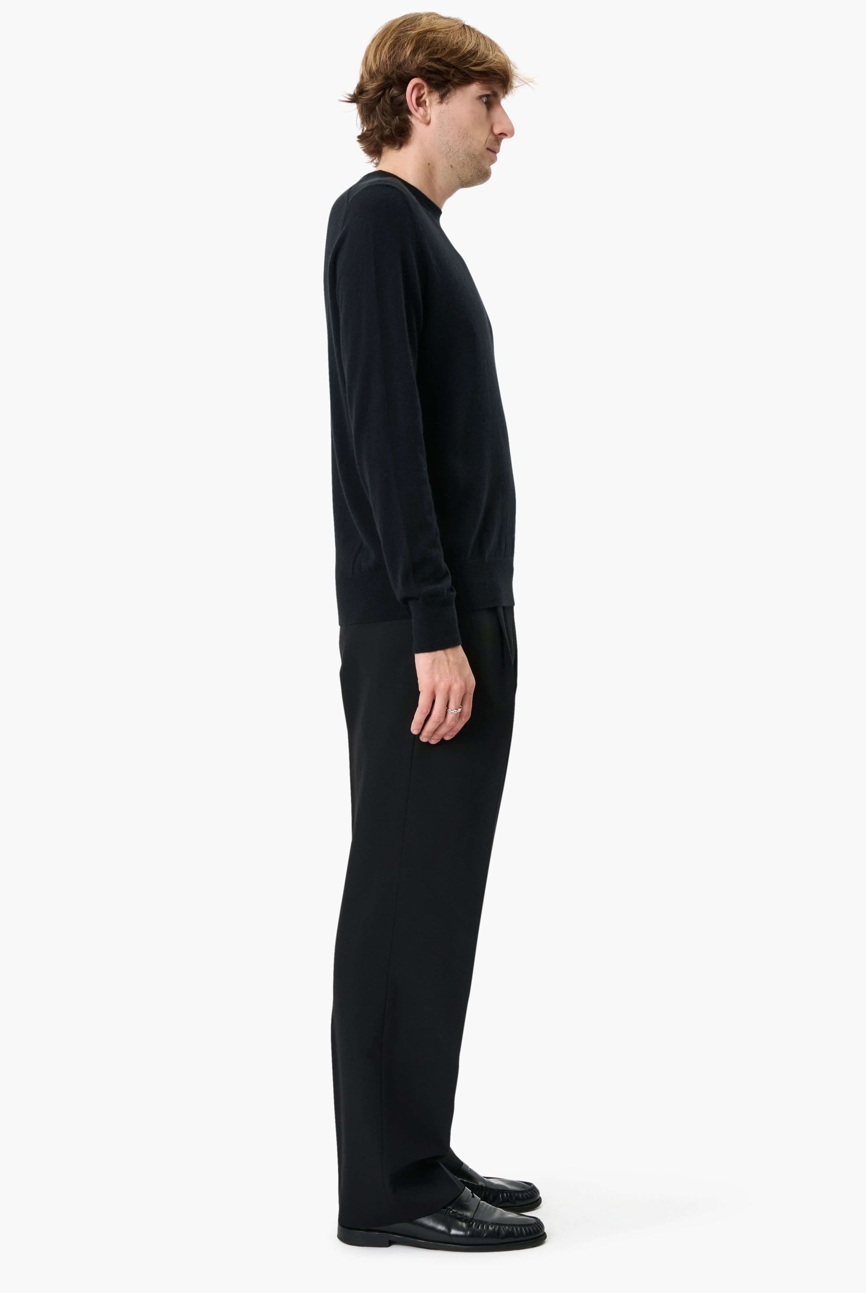 Carlos Place cashmere Sweater - Black – side view