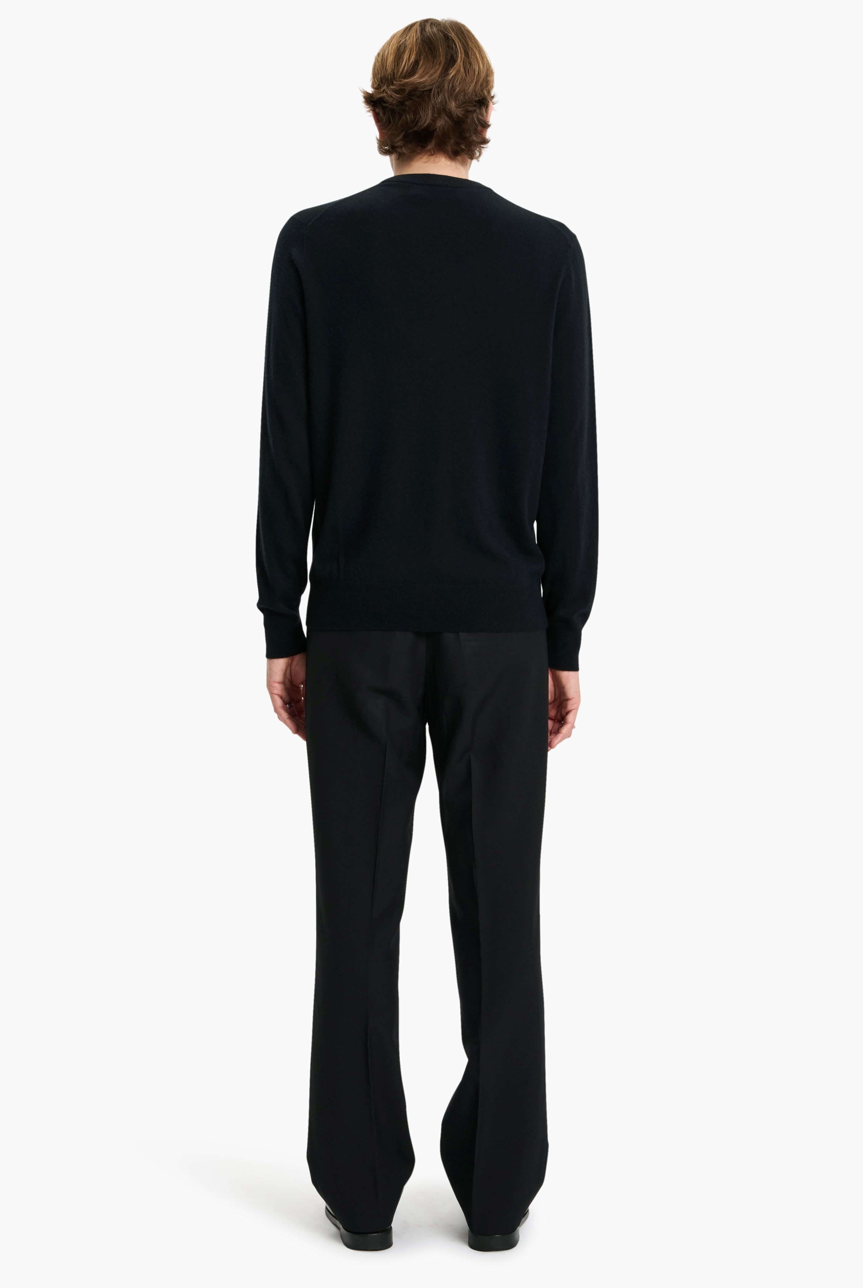 Carlos Place cashmere Sweater - Black – back view