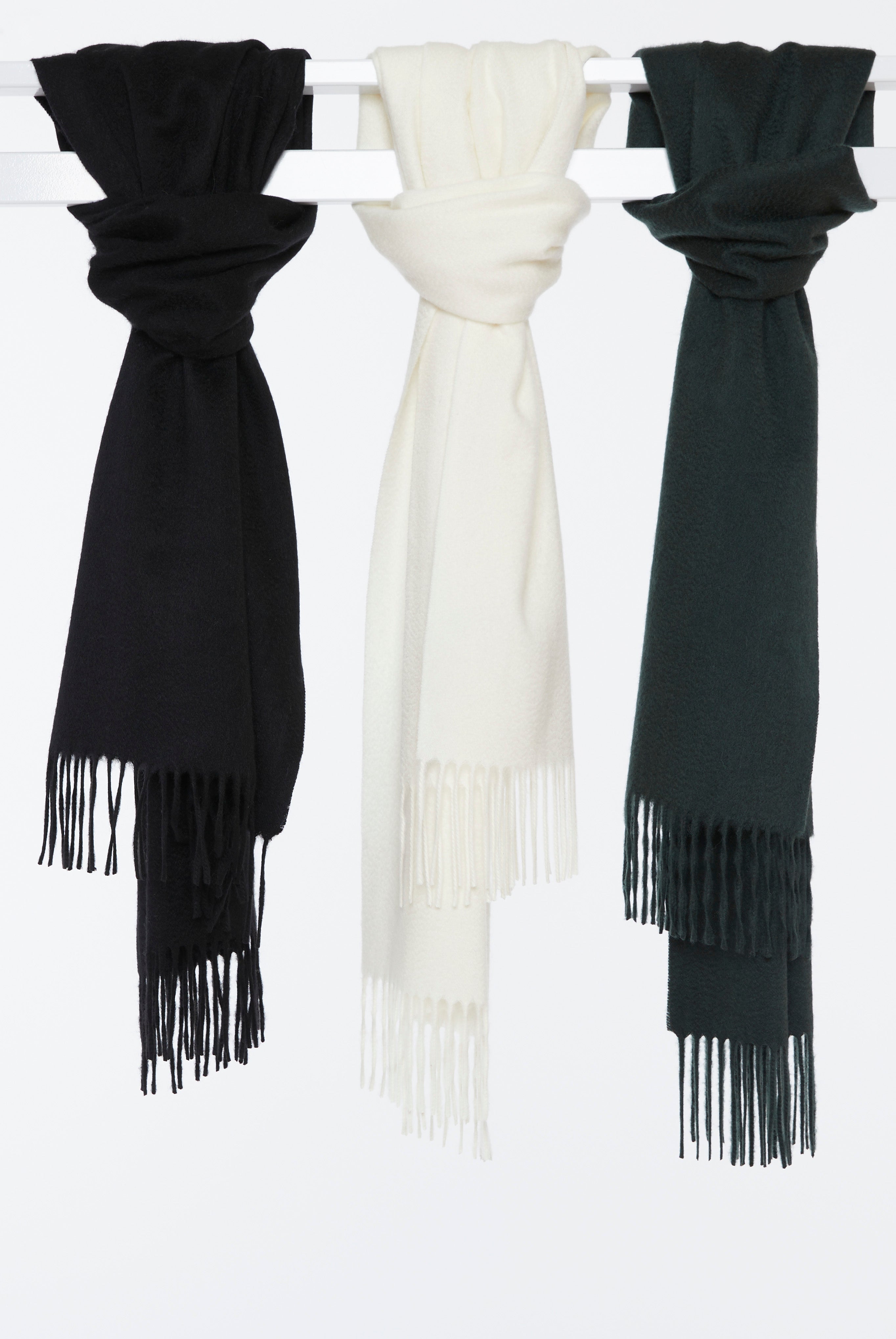 Nadia cashmere Scarf - Dark Green