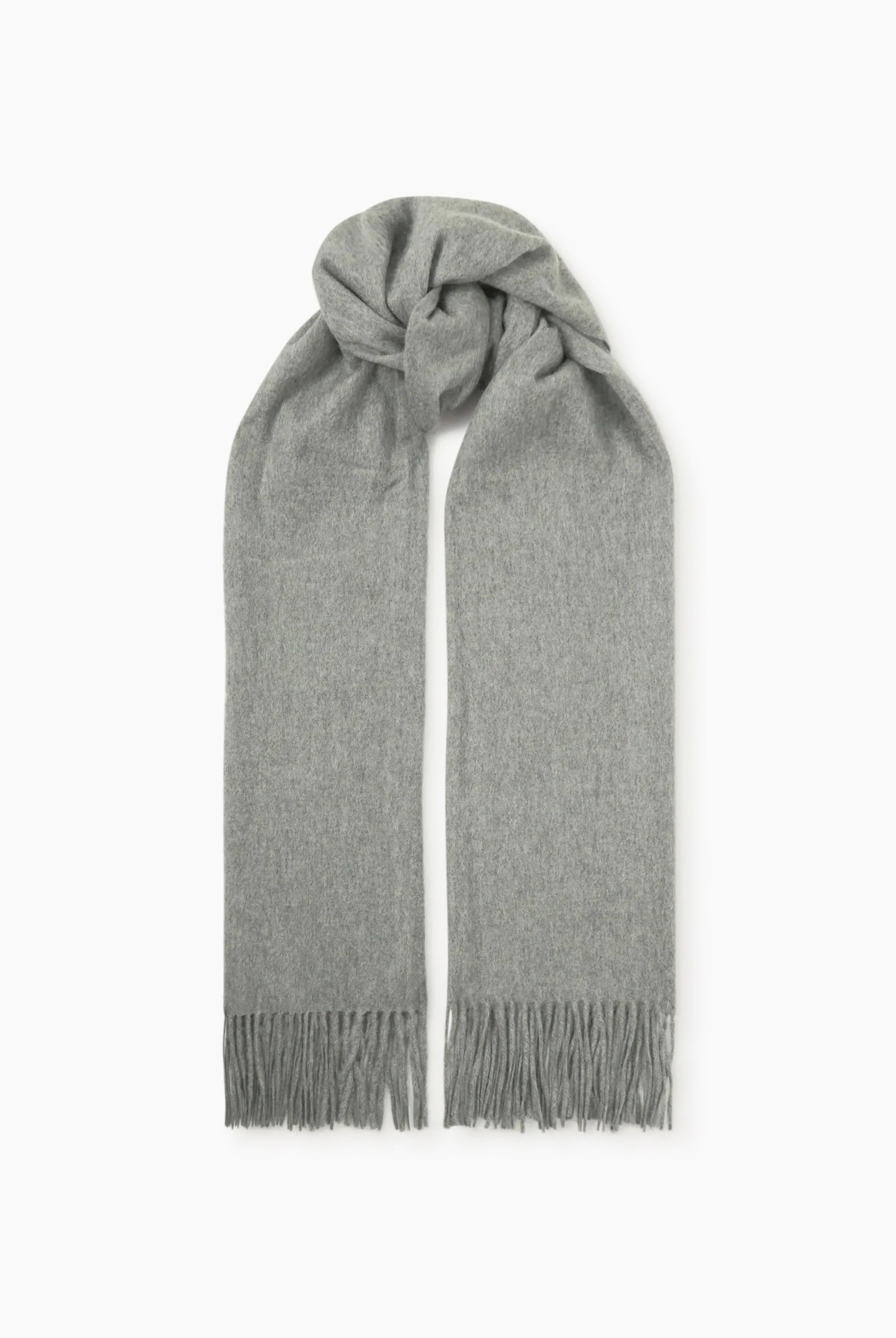 Natasha Cashmere Travel Blanket - Flannel Grey