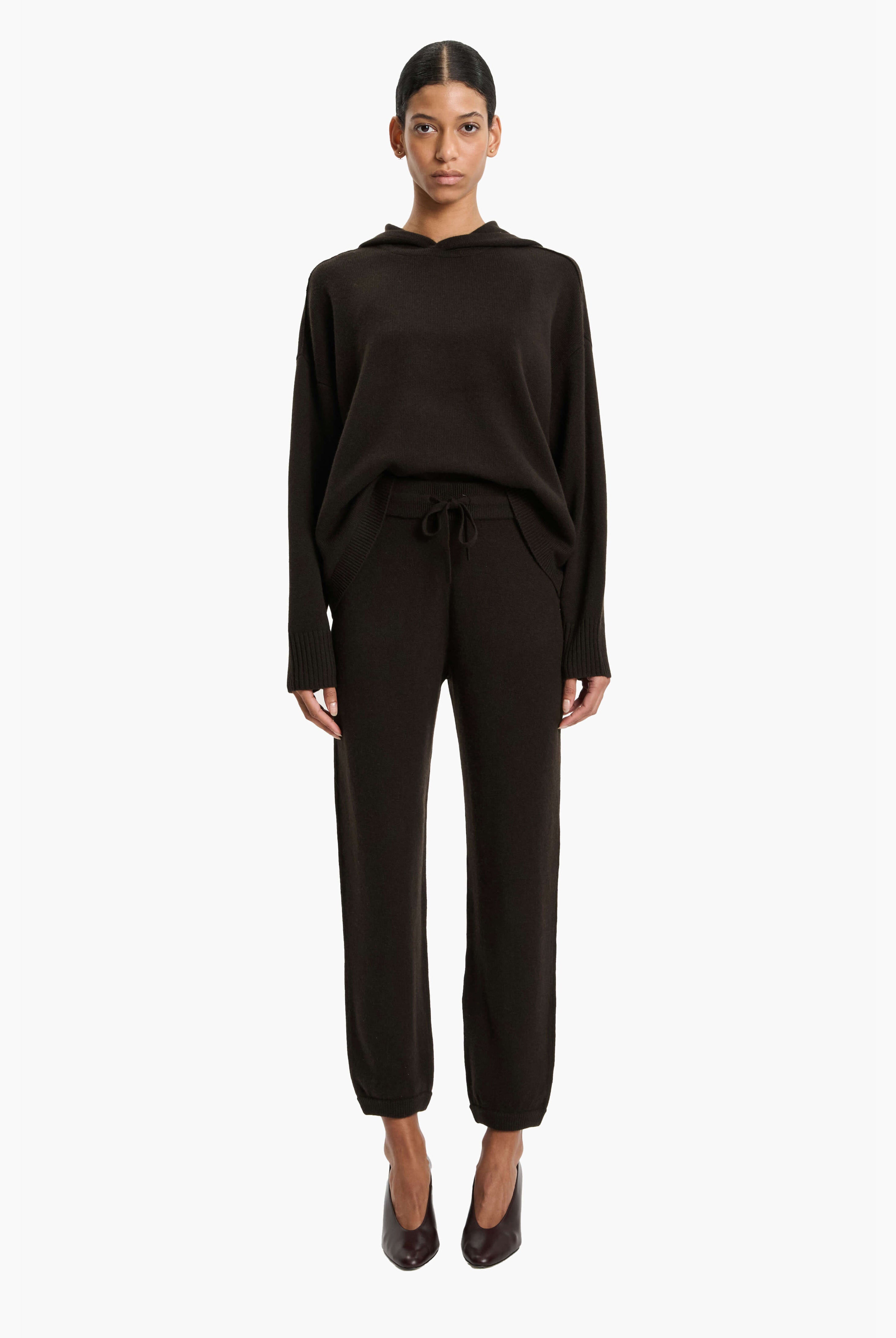 Oli Tracksuit Set - Brown Wood – front view