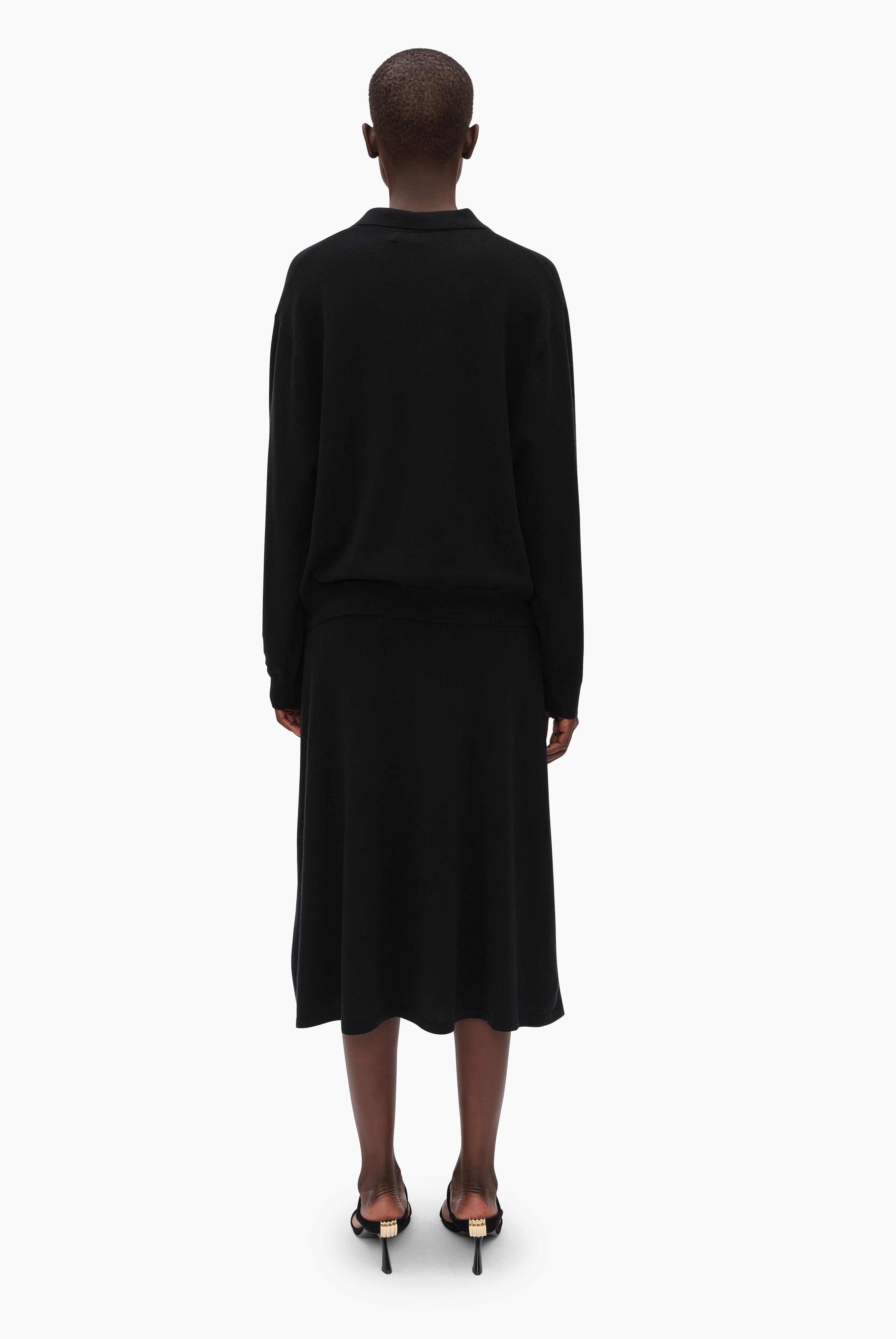 Oxford cashmere Sweater - Black