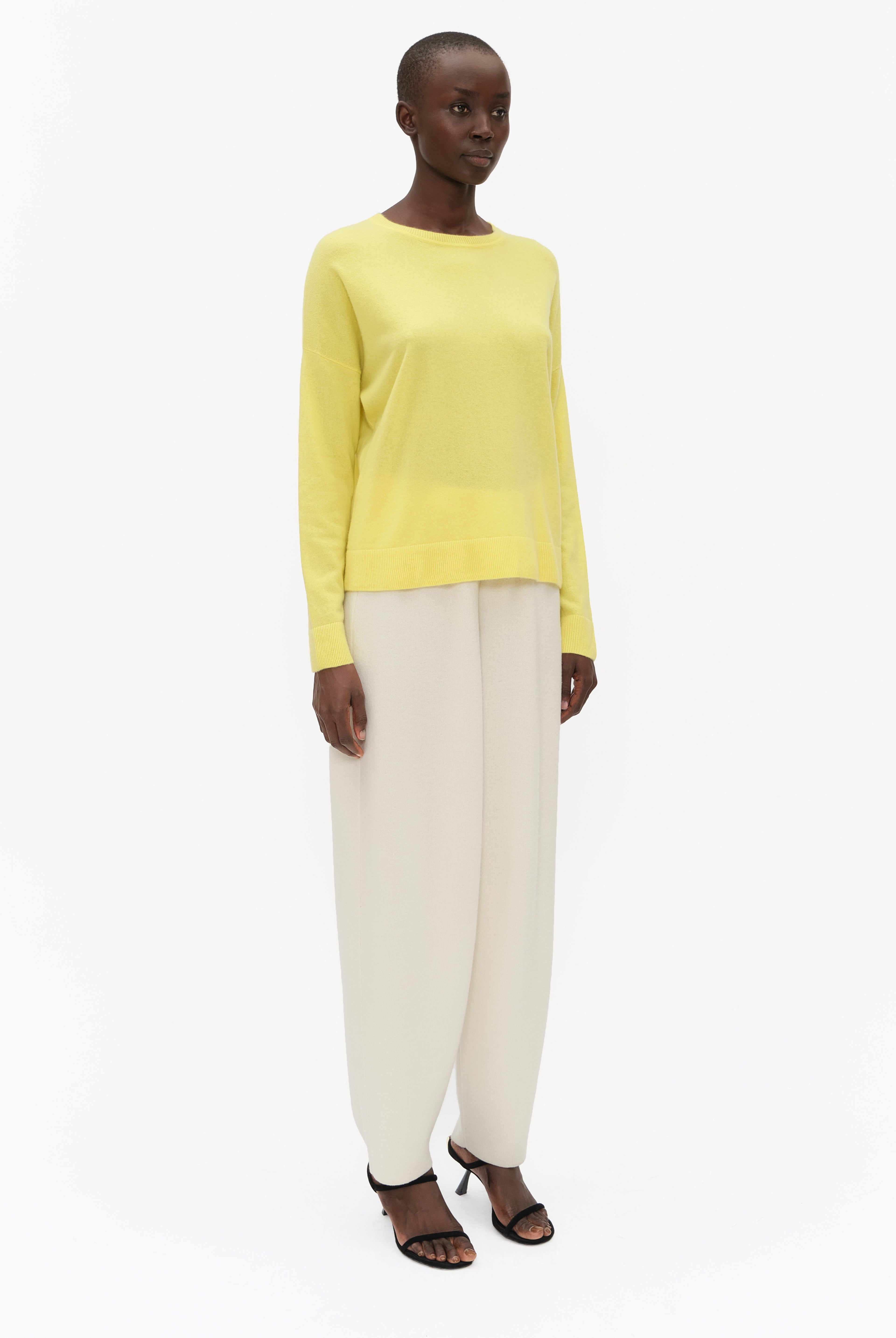 Annie cashmere Sweater - Limon