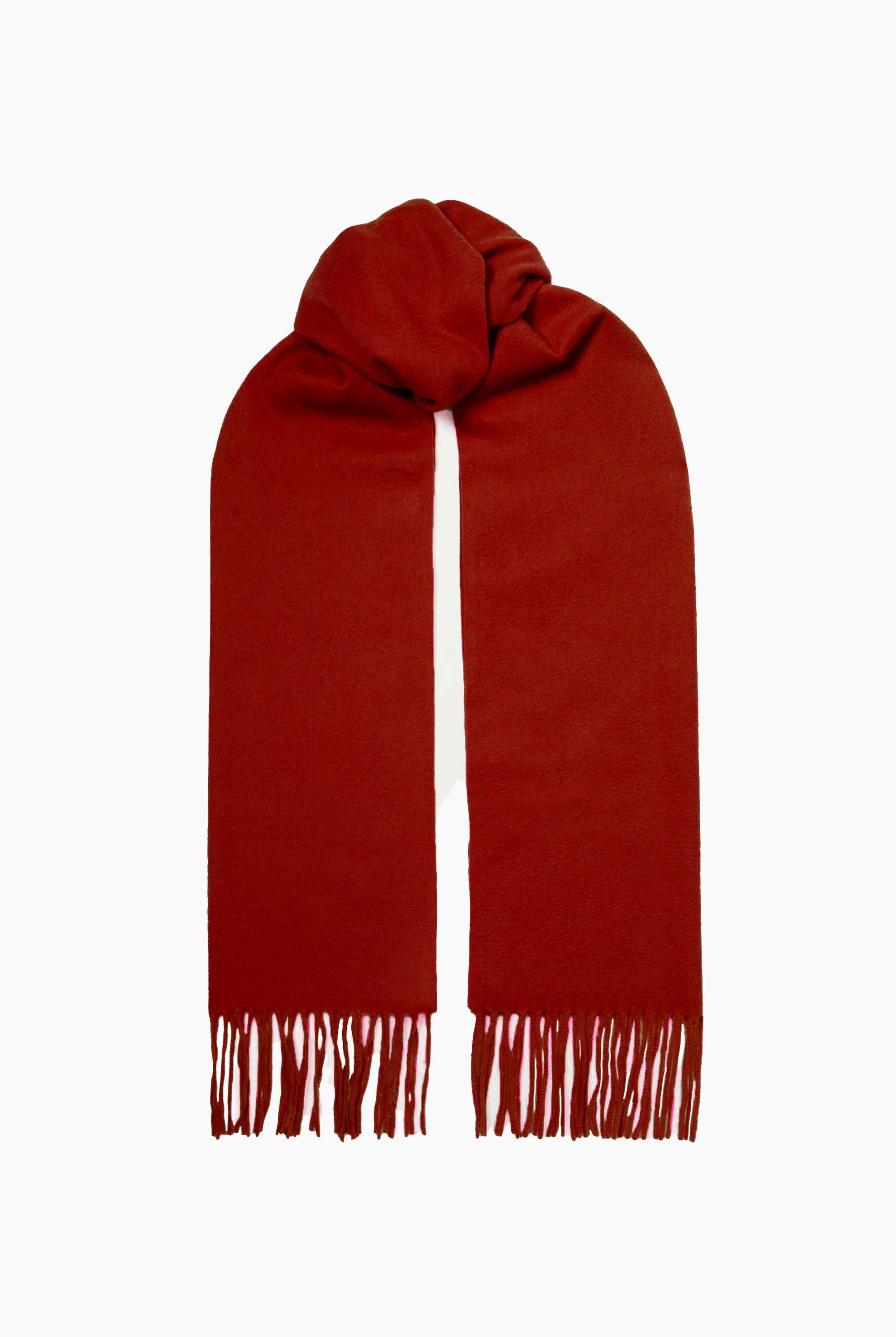 Nadia cashmere Scarf - Copper