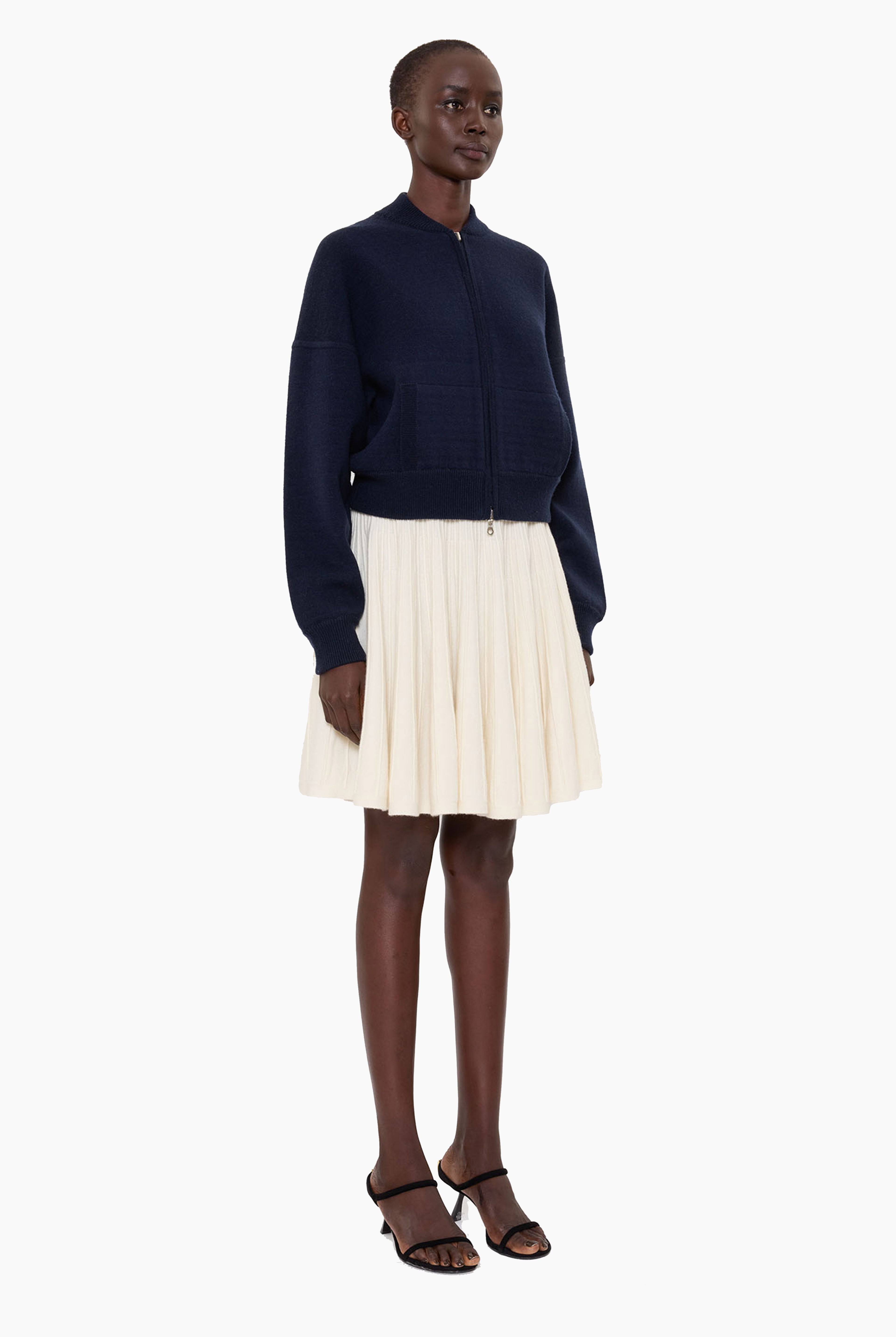 Dixi cashmere Skirt - Ivory