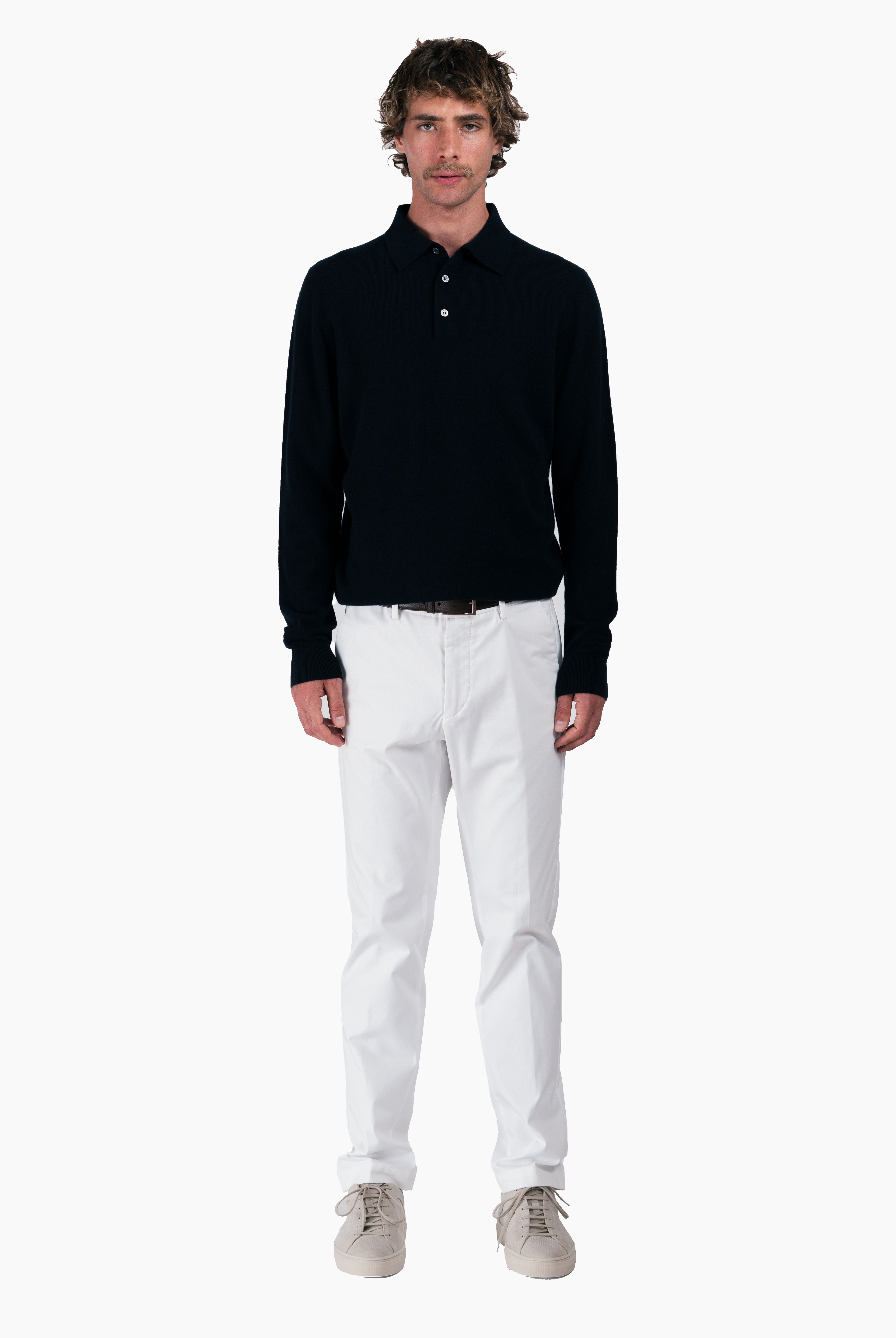 Mr Ginsberg cashmere Sweater - Navy – front view