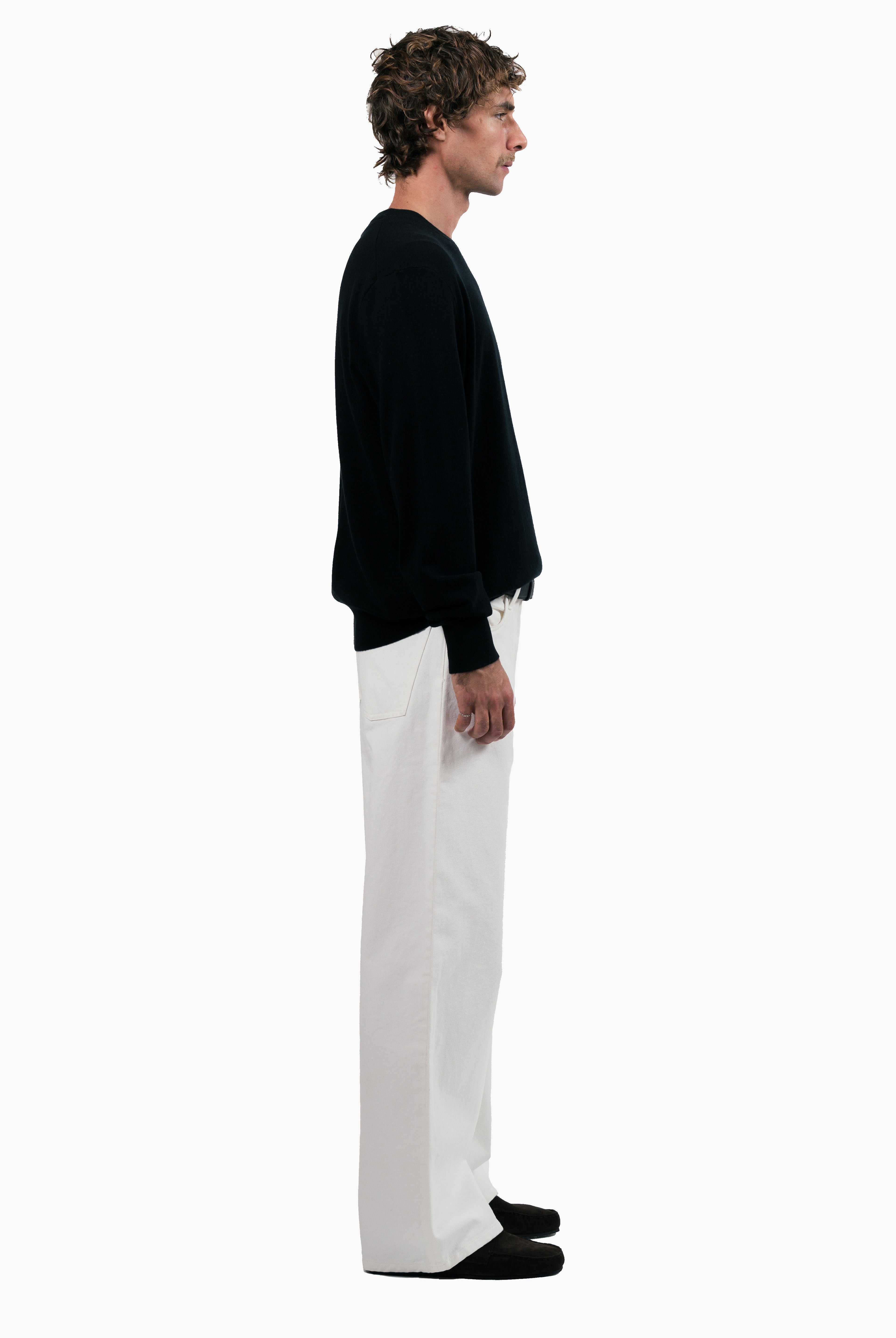 Mr Tom cashmere Sweater - Black – side view