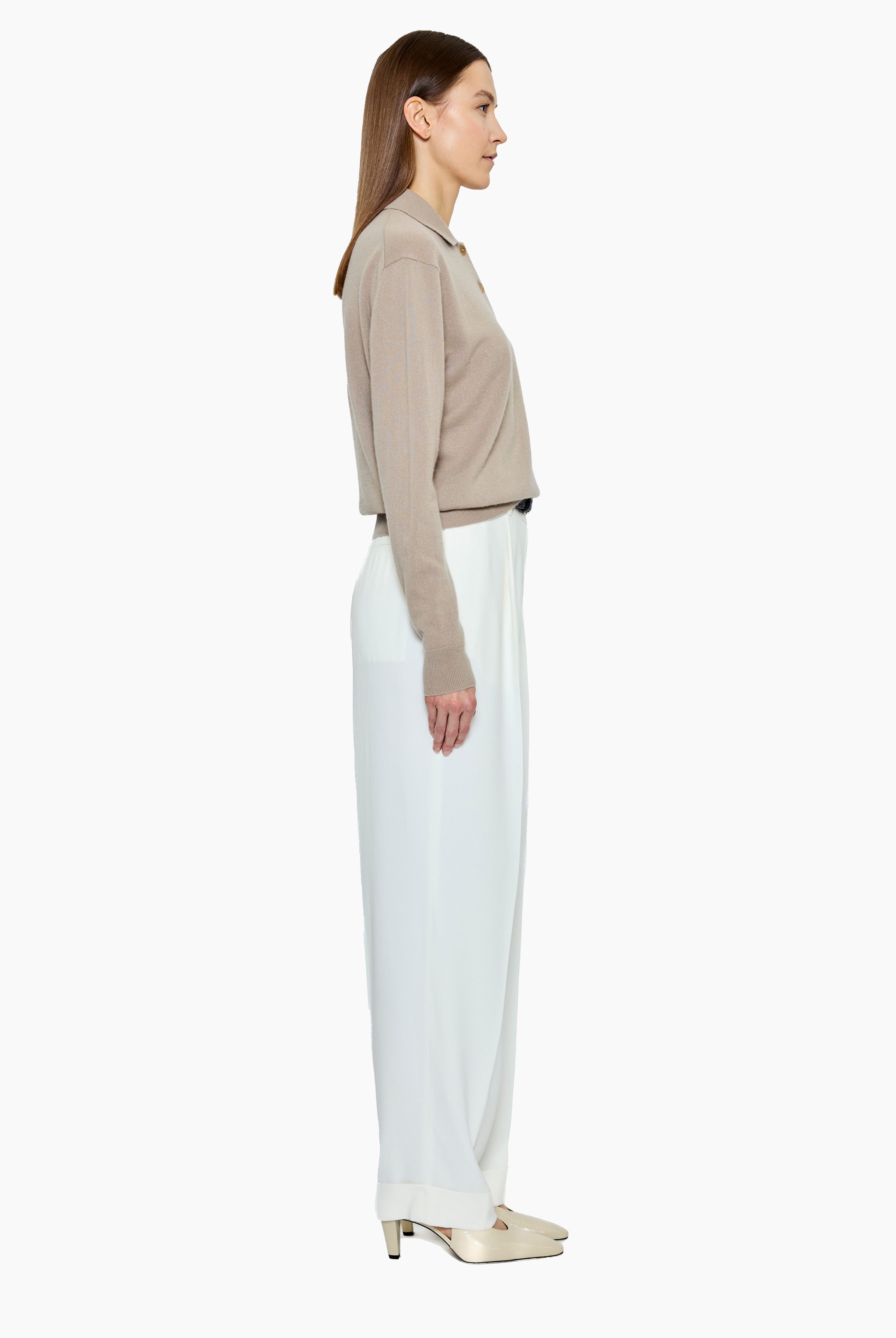 New Hamilton cashmere Sweater - Ash Taupe