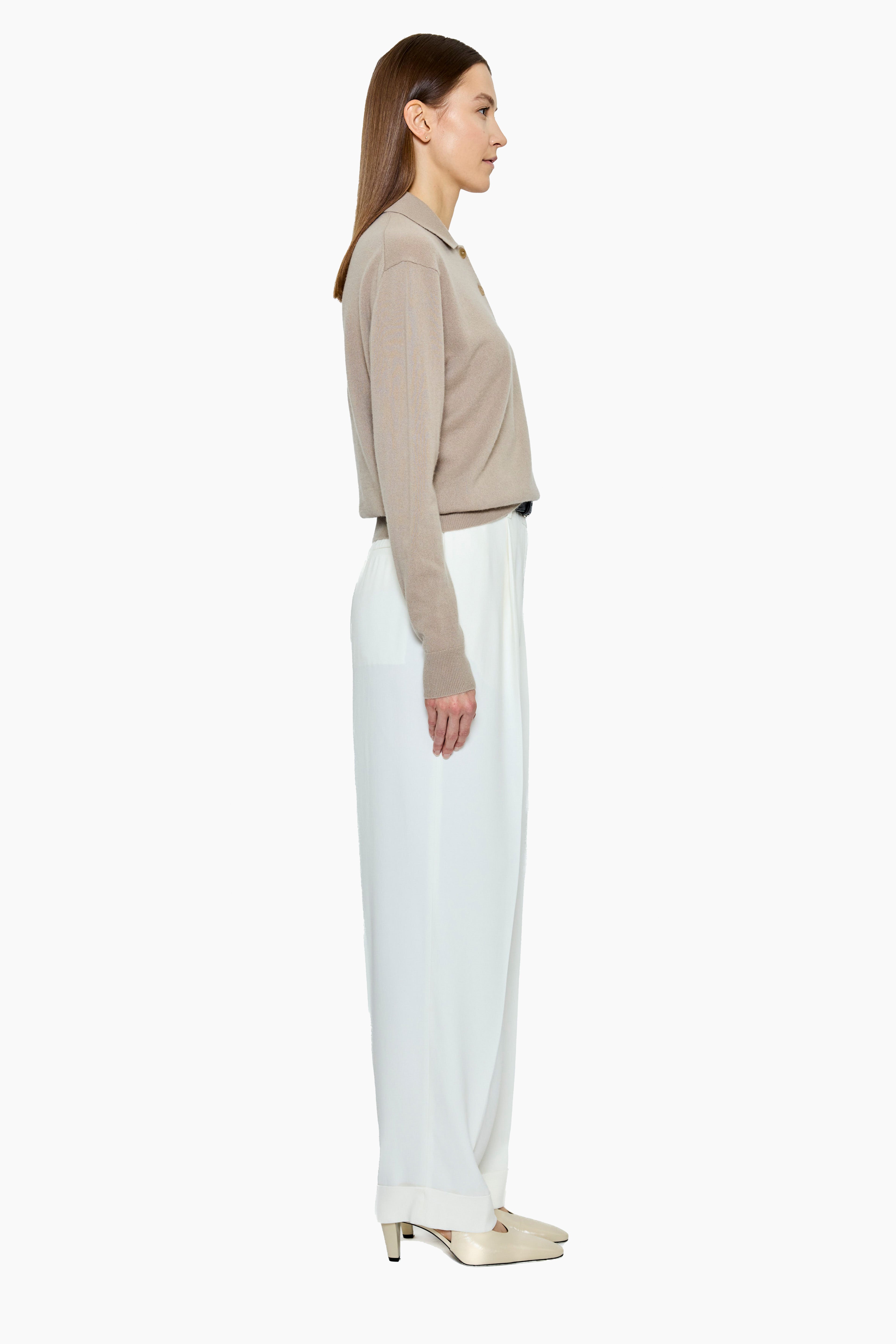 New Hamilton cashmere Sweater - Ash Taupe