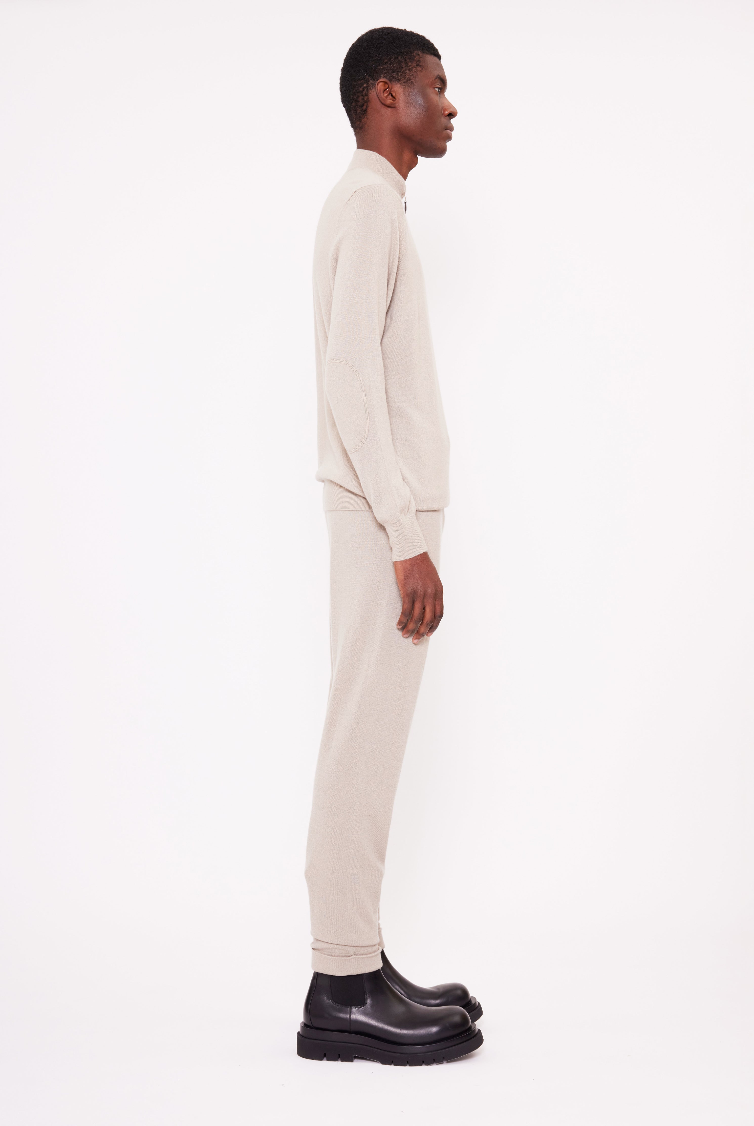 Mr Fenchurch cashmere Sweater - Plaza Taupe