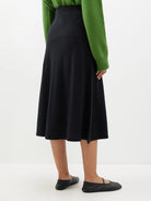 Allison cashmere Skirt - Black