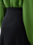 Allison cashmere Skirt - Black