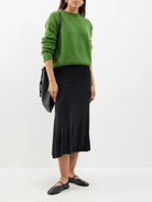 Allison cashmere Skirt - Black