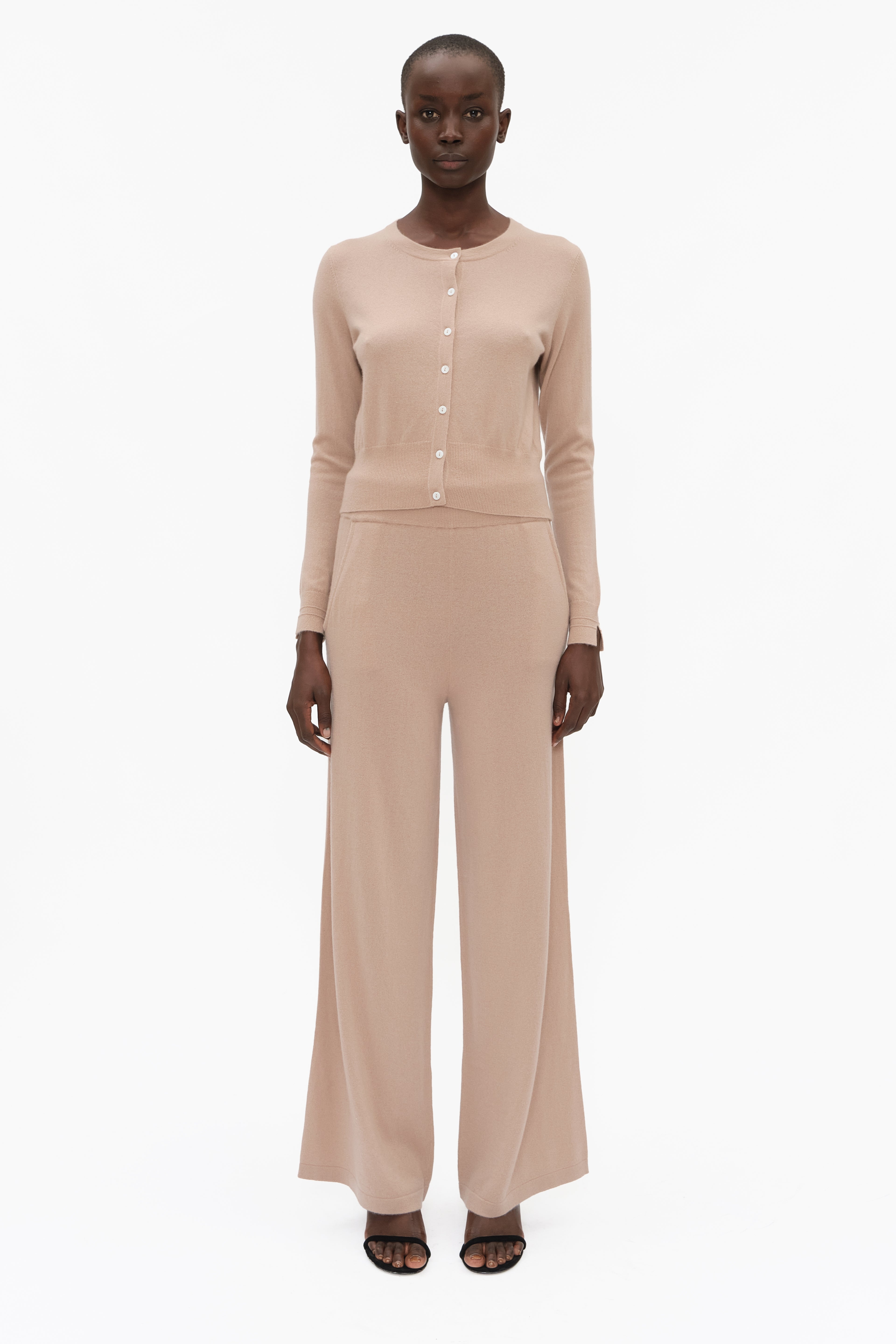 Bomore cashmere Trousers - Rose Stone
