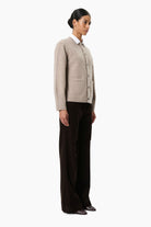 Belvedere cashmere Cardigan - Beige Melange