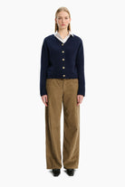 Cierra cashmere Cardigan - Navy
