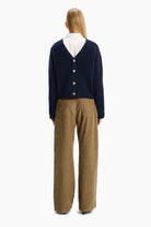 Cierra cashmere Cardigan - Navy