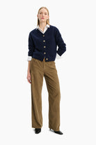 Cierra cashmere Cardigan - Navy