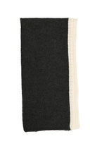 Maple cashmere Scarf - Dark Charcoal