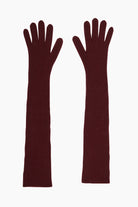 New Jessie cashmere Gloves - Deep Burgundy