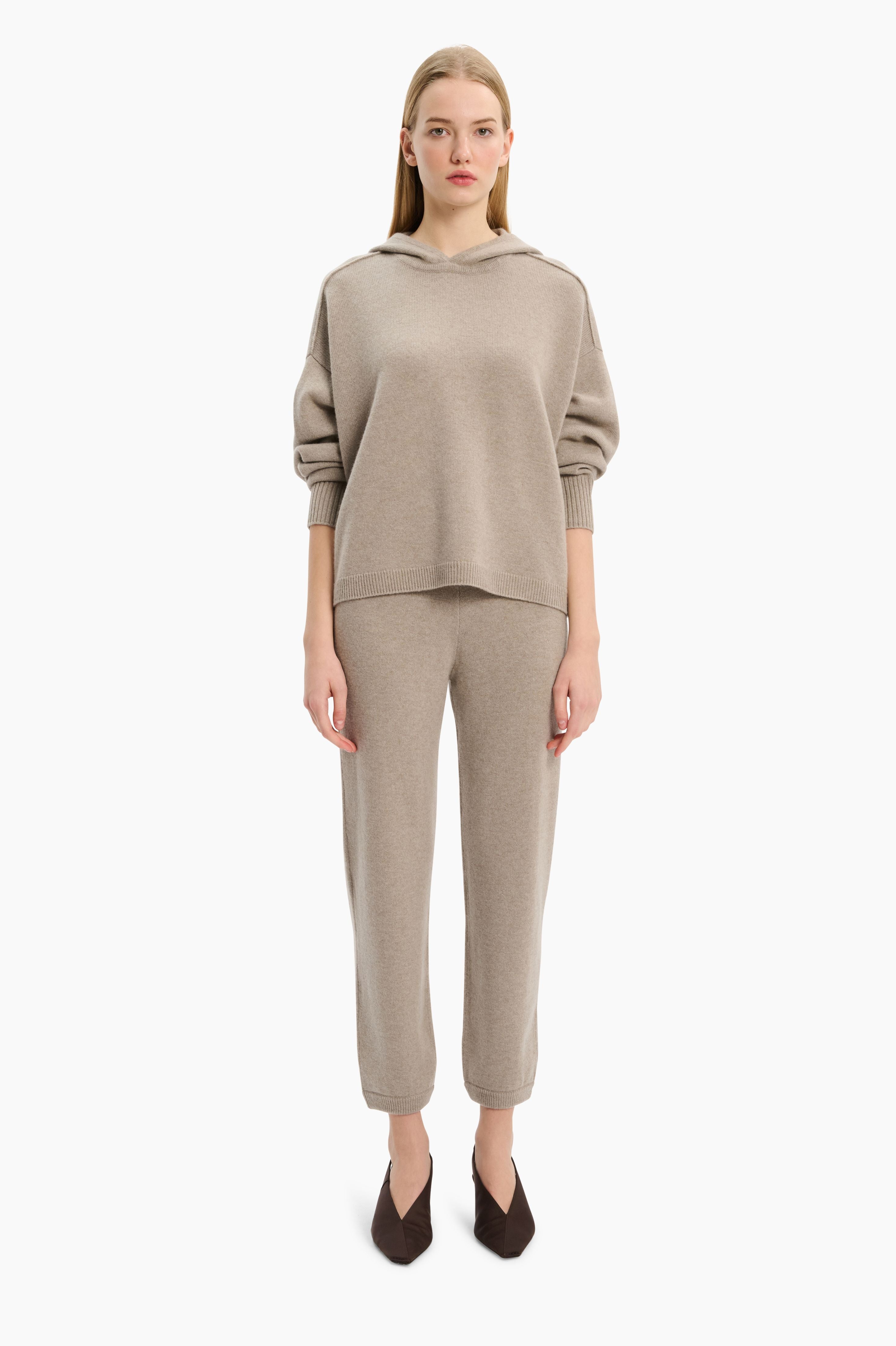 Sarah cashmere Sweater - Beige Melange