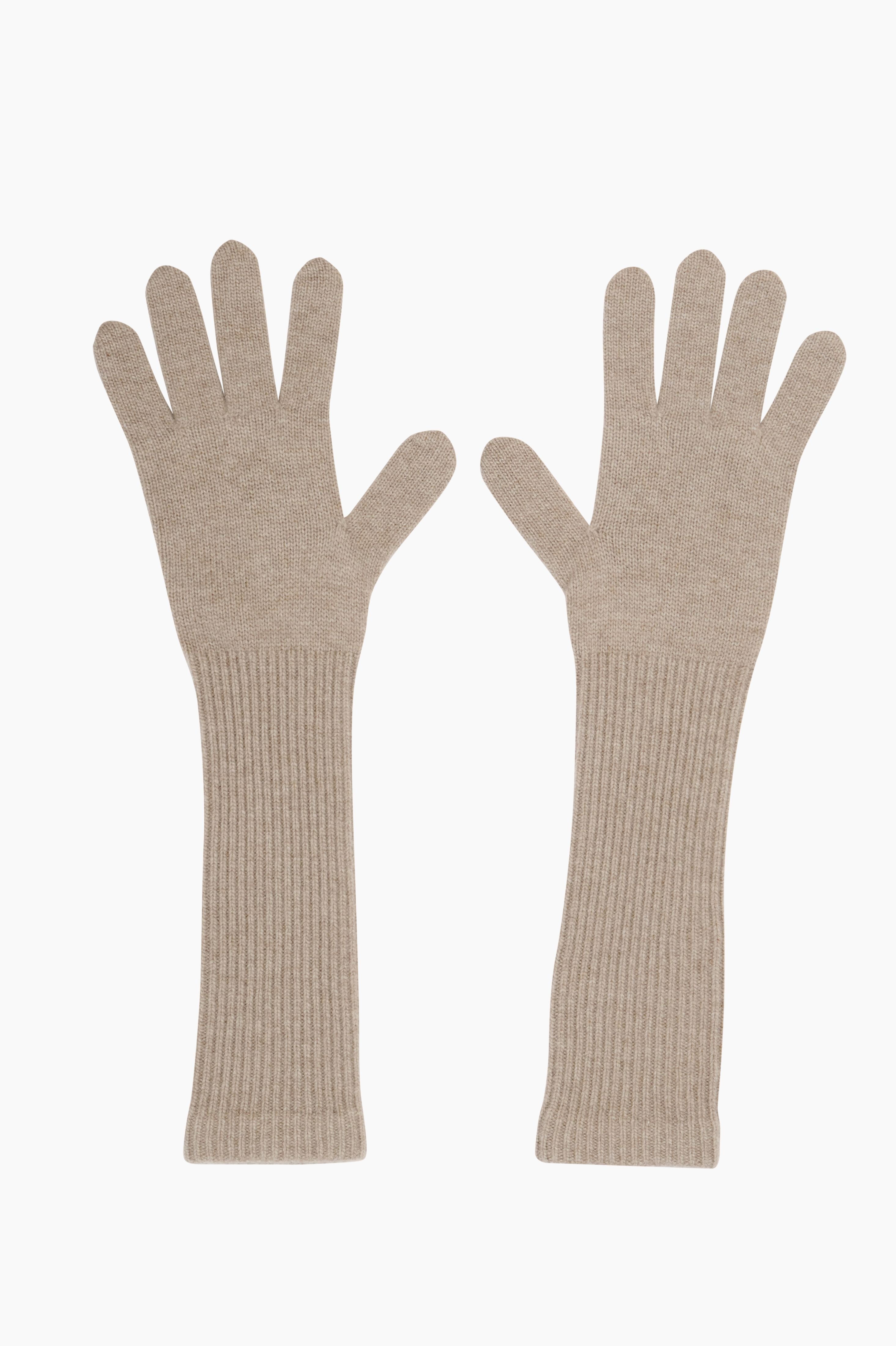 Whitewood cashmere Gloves - Beige Melange