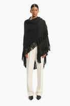 Duchess Poncho - Dark Charcoal