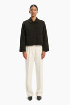 Hadley cashmere Jacket - Brown Wood