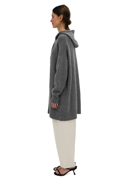 Isolde Cardigan - Granite Marl