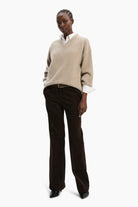 Estelle cashmere Sweater - Beige Melange